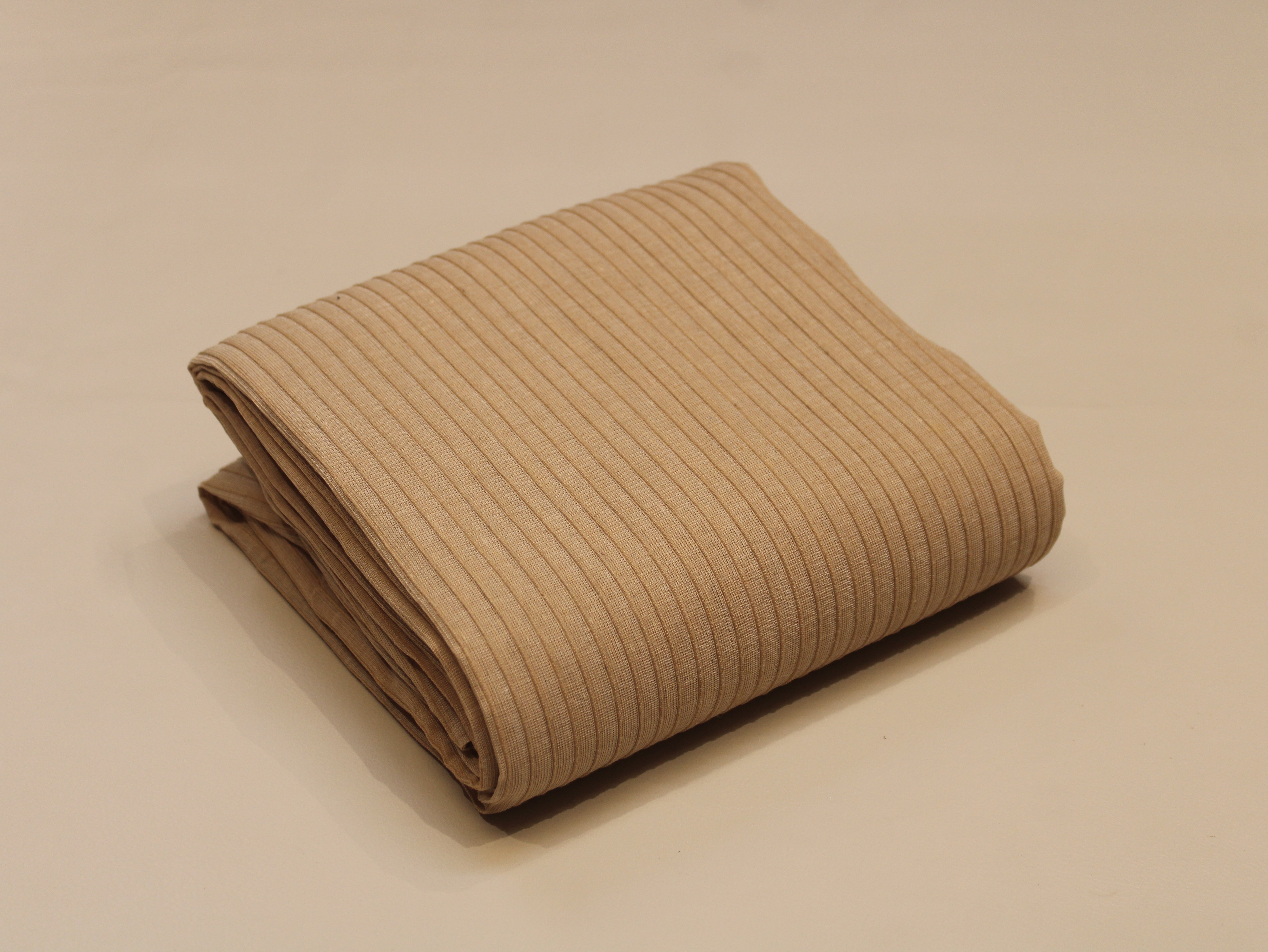 Pure Cotton Handloom Pintuck Pattern Fabric - 46 Inches