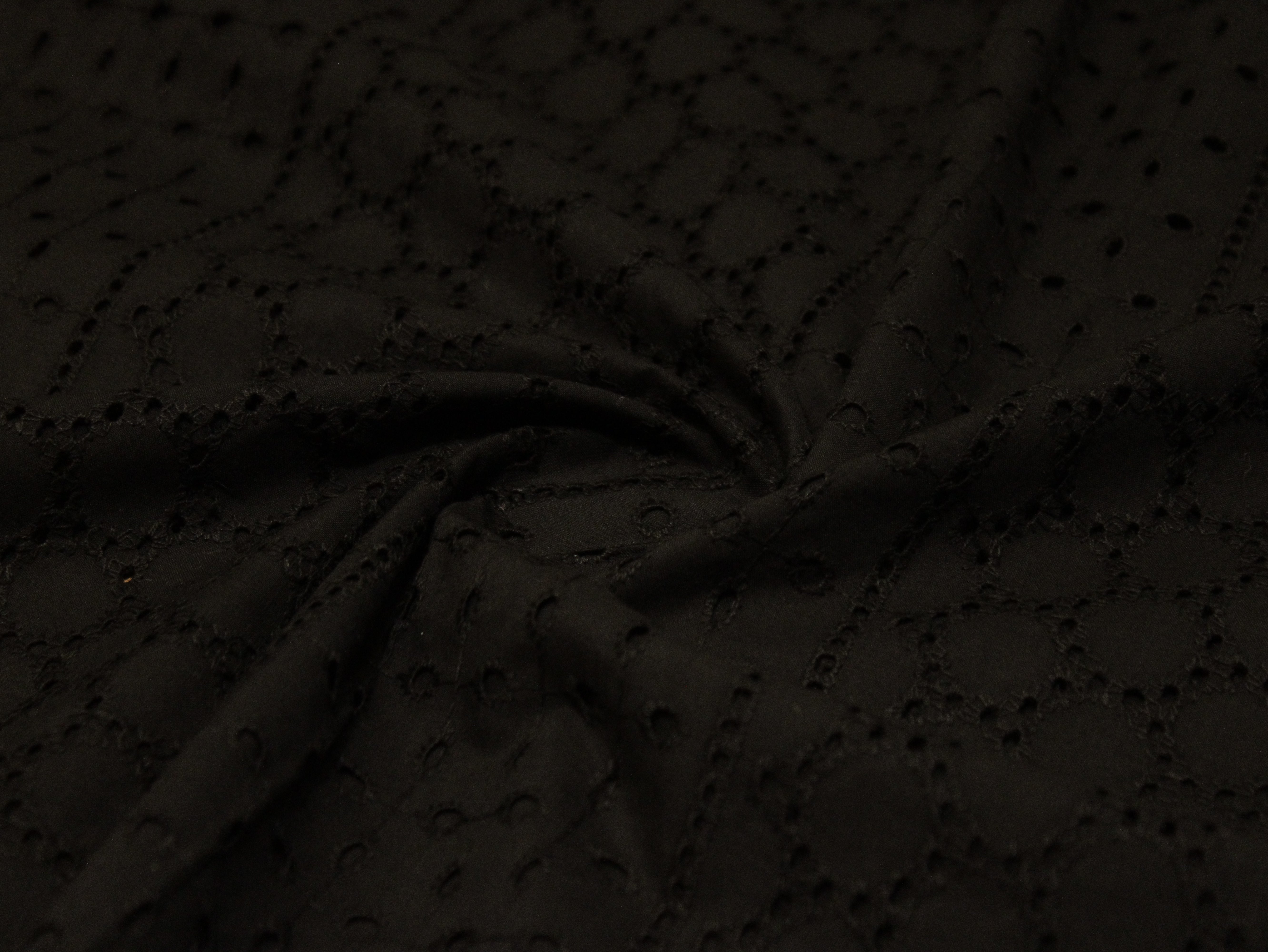 Dream weave -  Mal Mal Cotton Hakoba Fabric  - Black