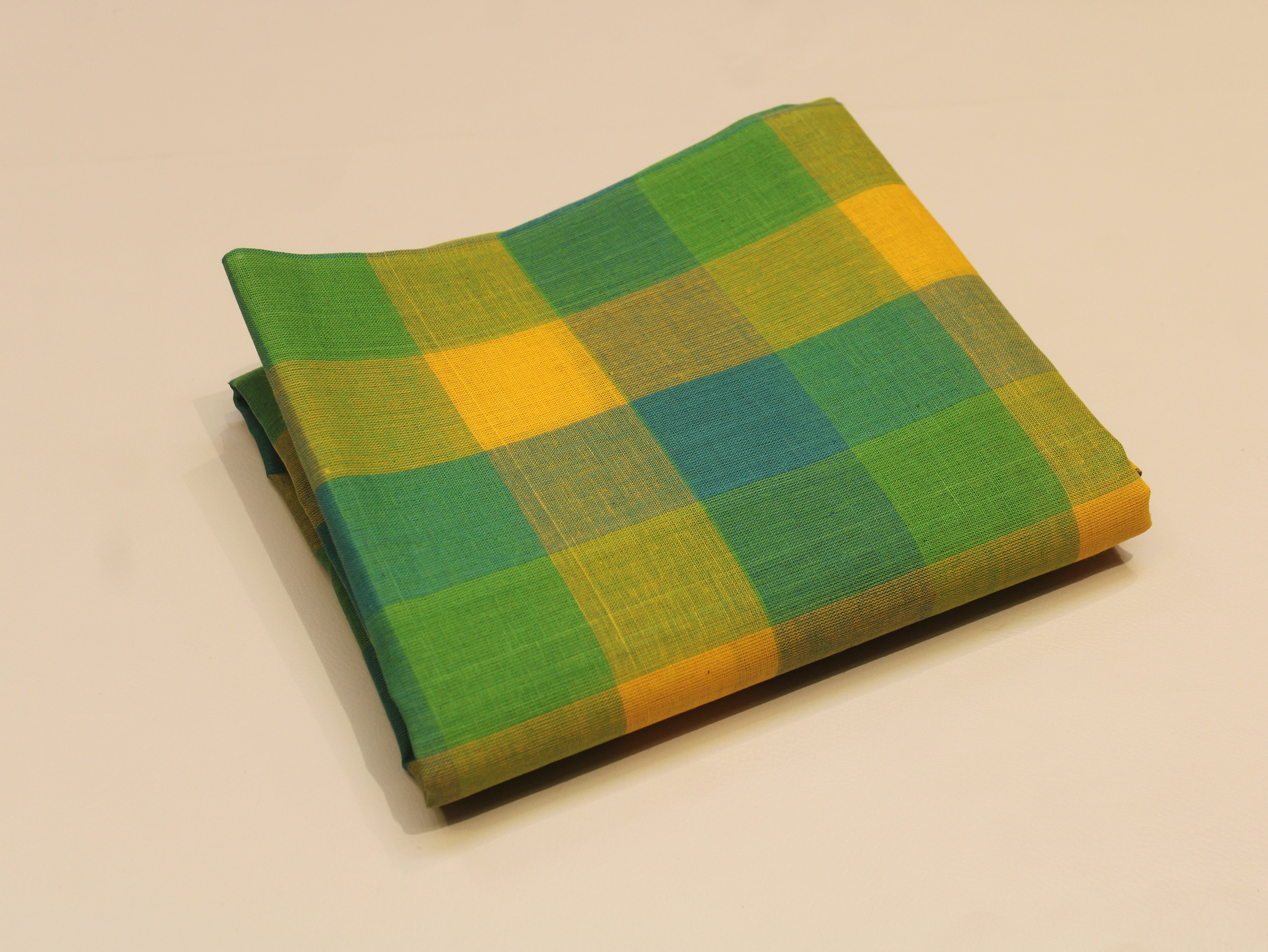 Pure Cotton Handloom Multi Checked Fabric 44 Inch | Mfoks