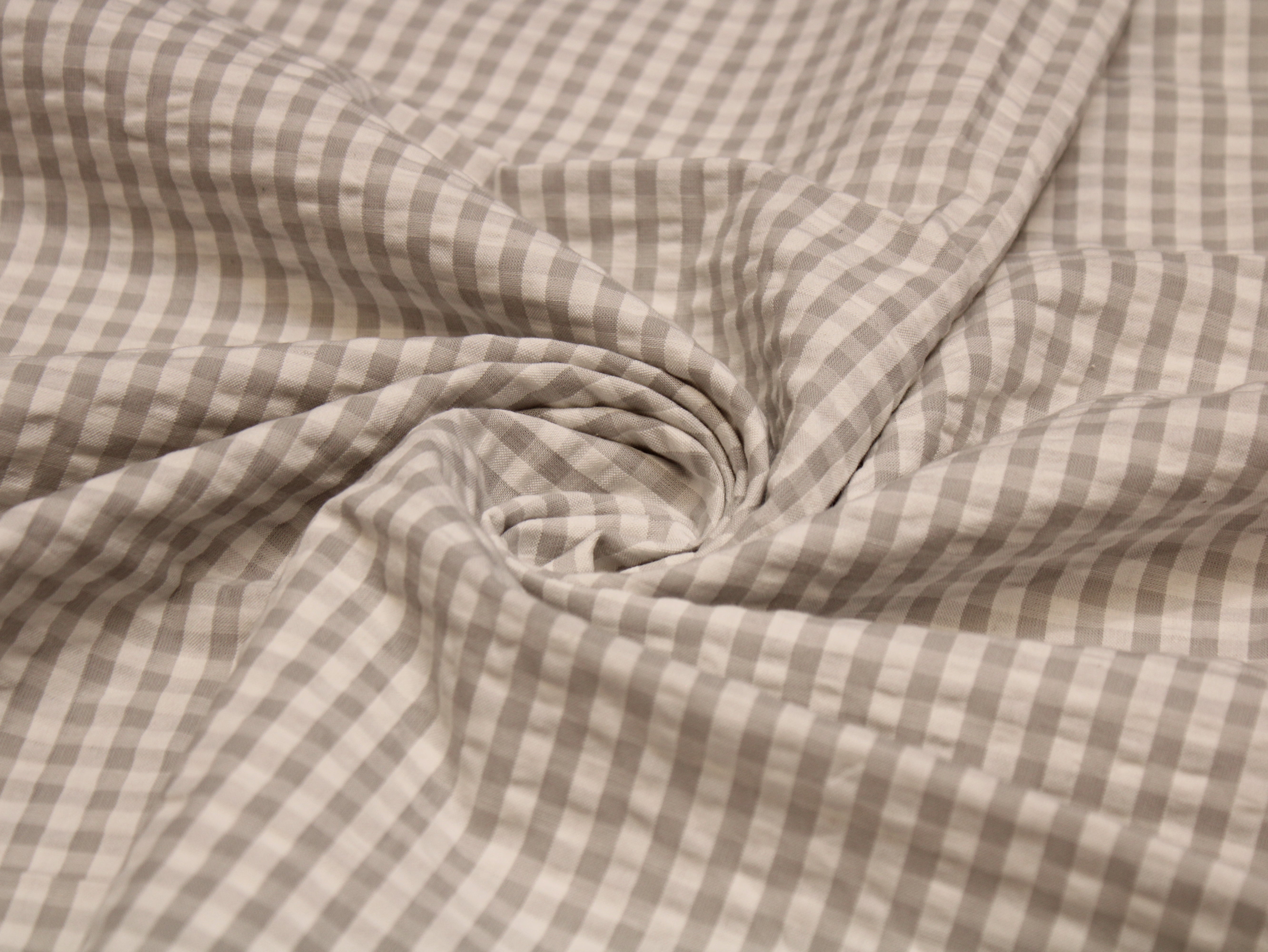 Tissu Seersucker Pur Coton Lavé Qualité 44 Pouces | Seersucker À Carreaux