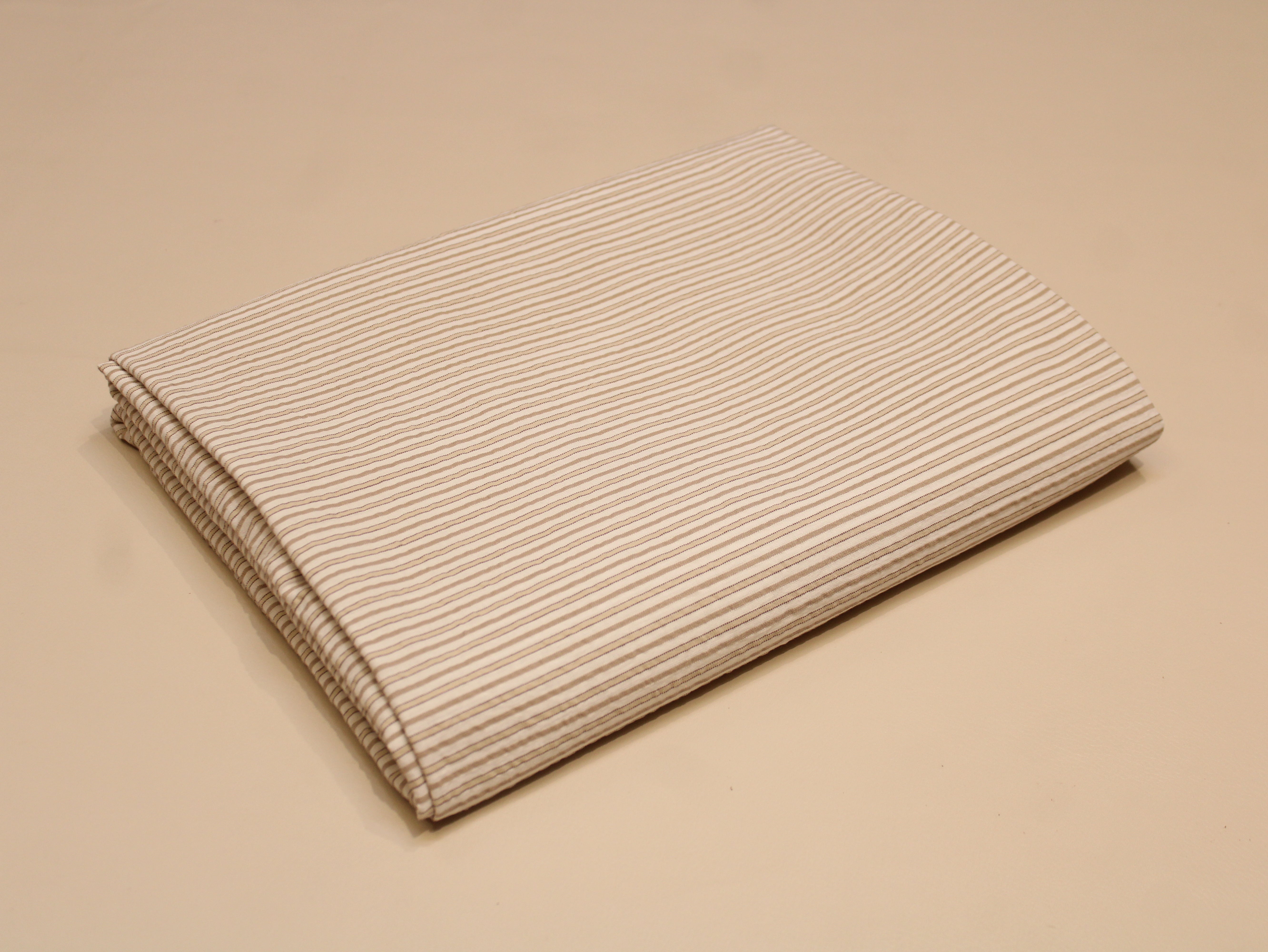 Pure Cotton Yarn Dyed Striped Seersucker Fabric 60 Inch | Premium Washed Quality
