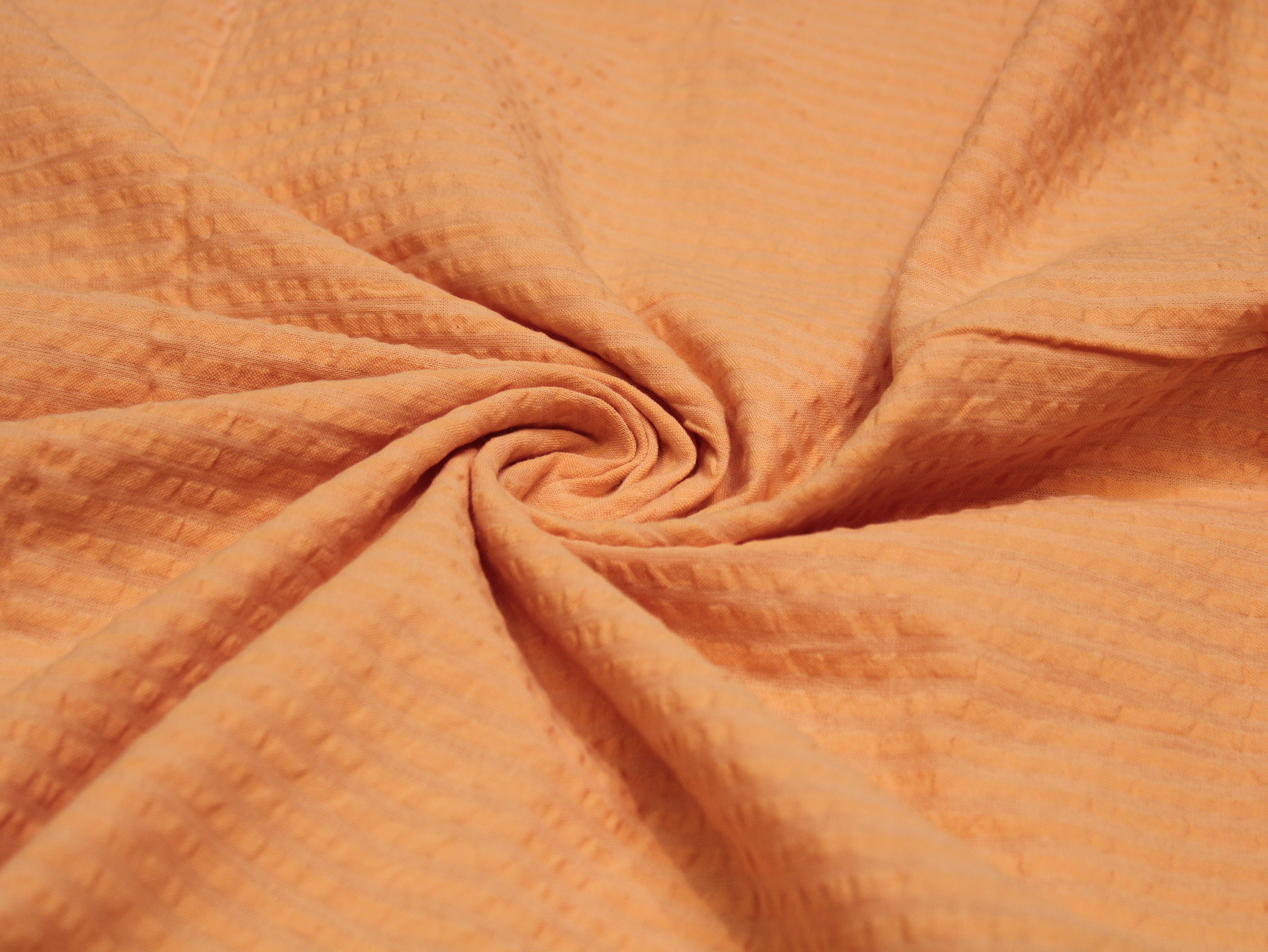 Tissu Seersucker Pur Coton Lavé Qualité 44 Pouces | Seersucker À Carreaux