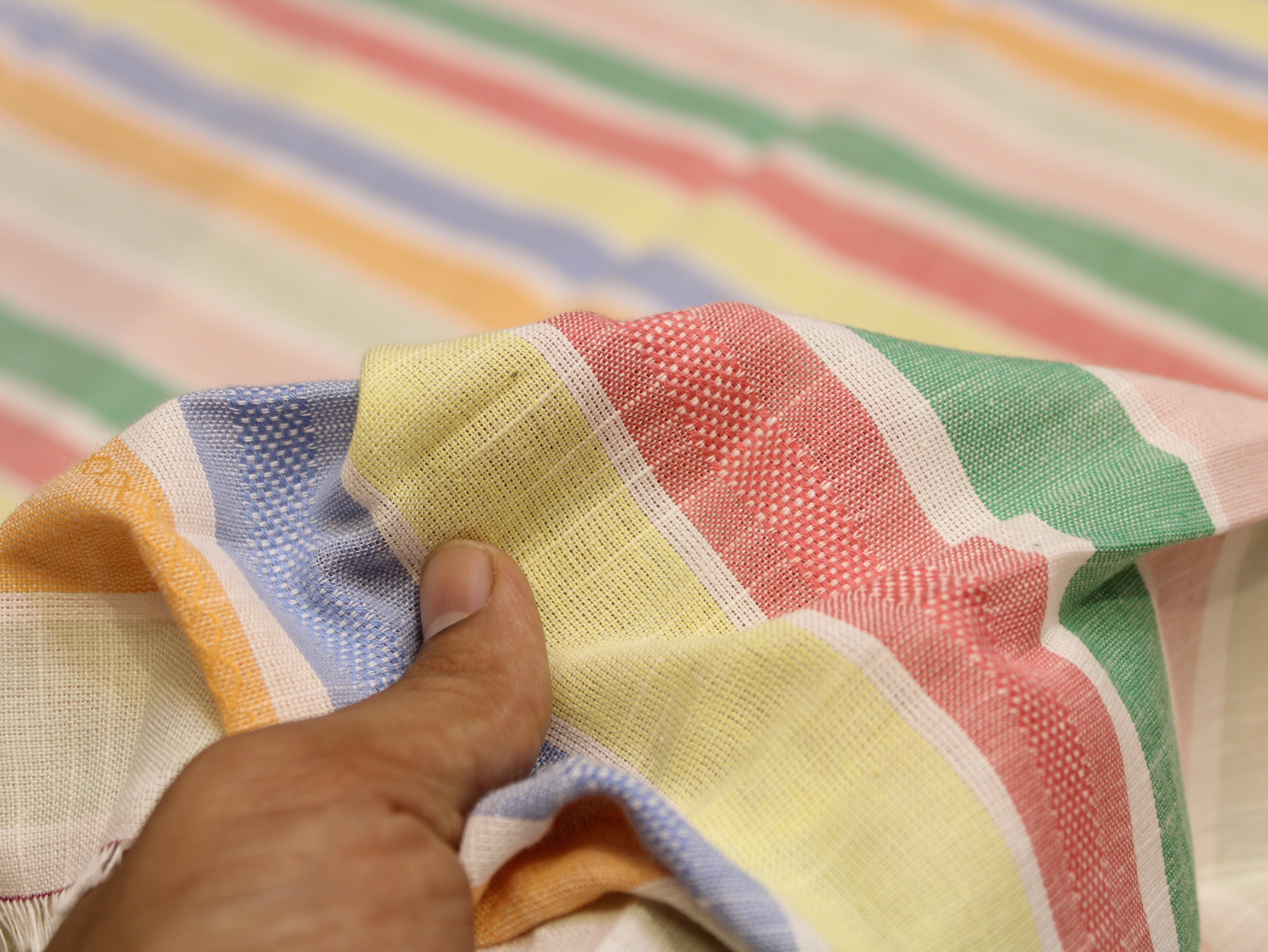 Tissu Seersucker Pur Coton Lavé Qualité 44 Pouces | Seersucker À Carreaux