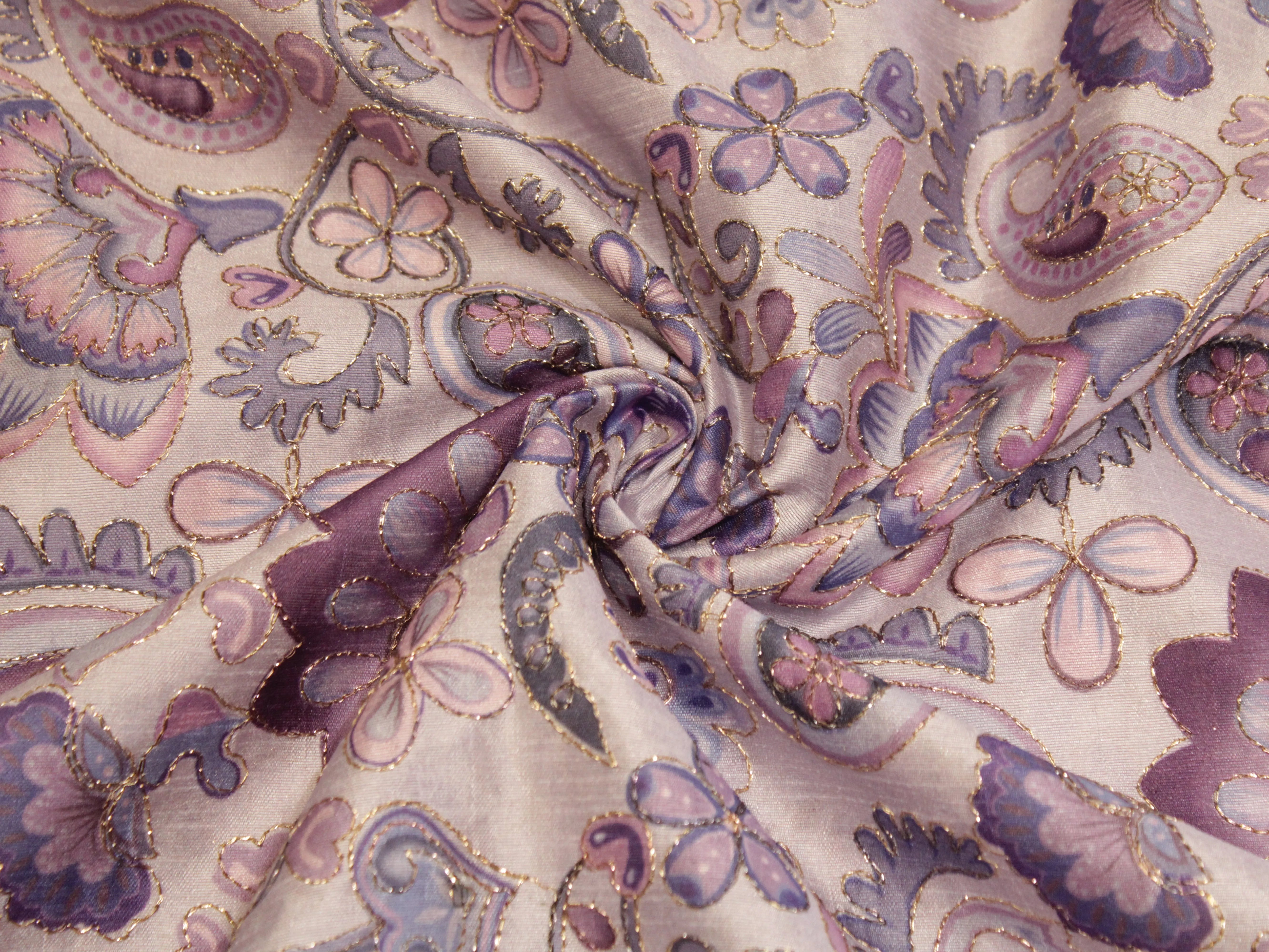 Premium Mulberry Silk Position Work Fabric