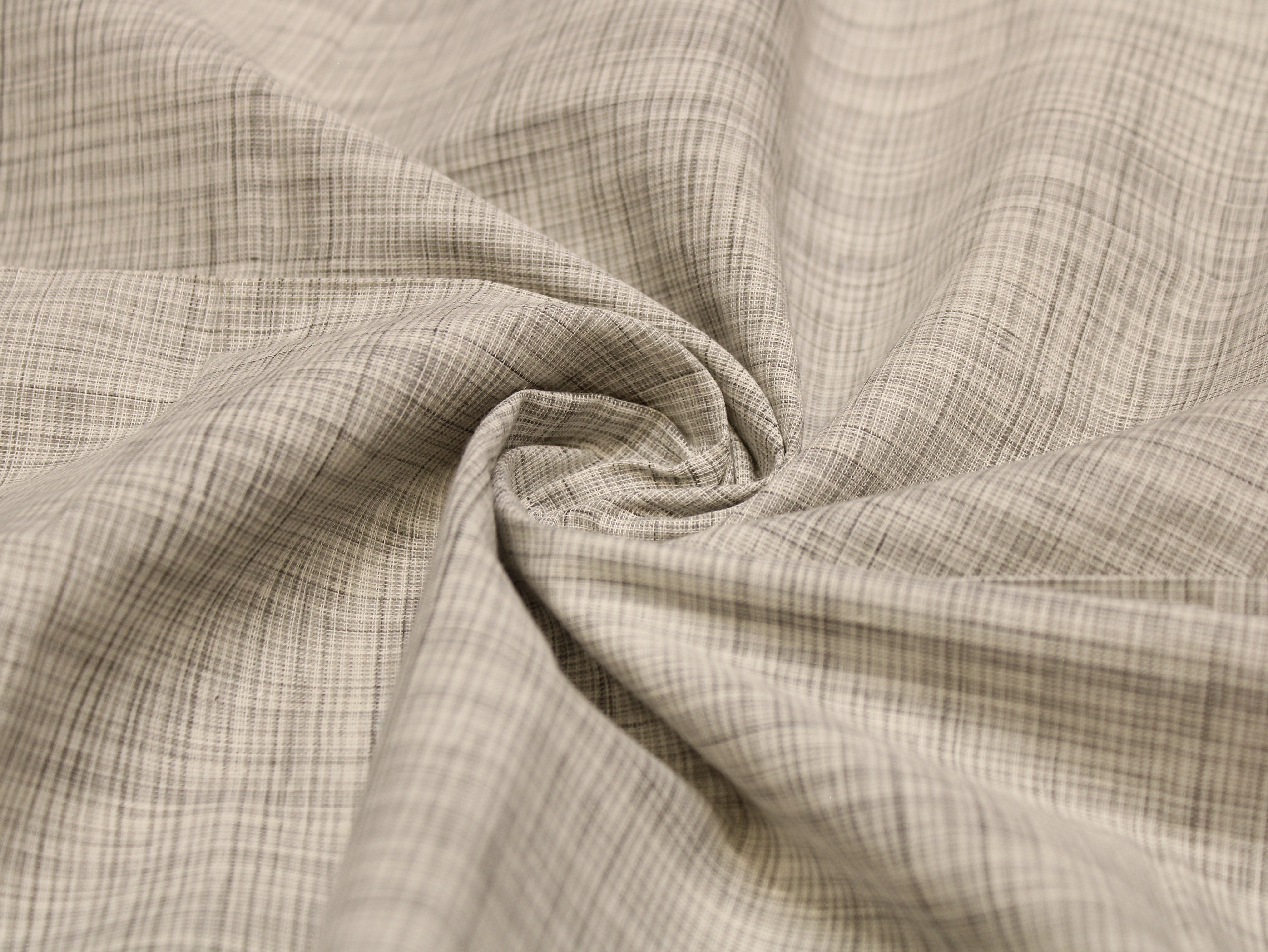 Pure Cotton Handloom Two-Tone Zero Finish Fabric | 44 Inch