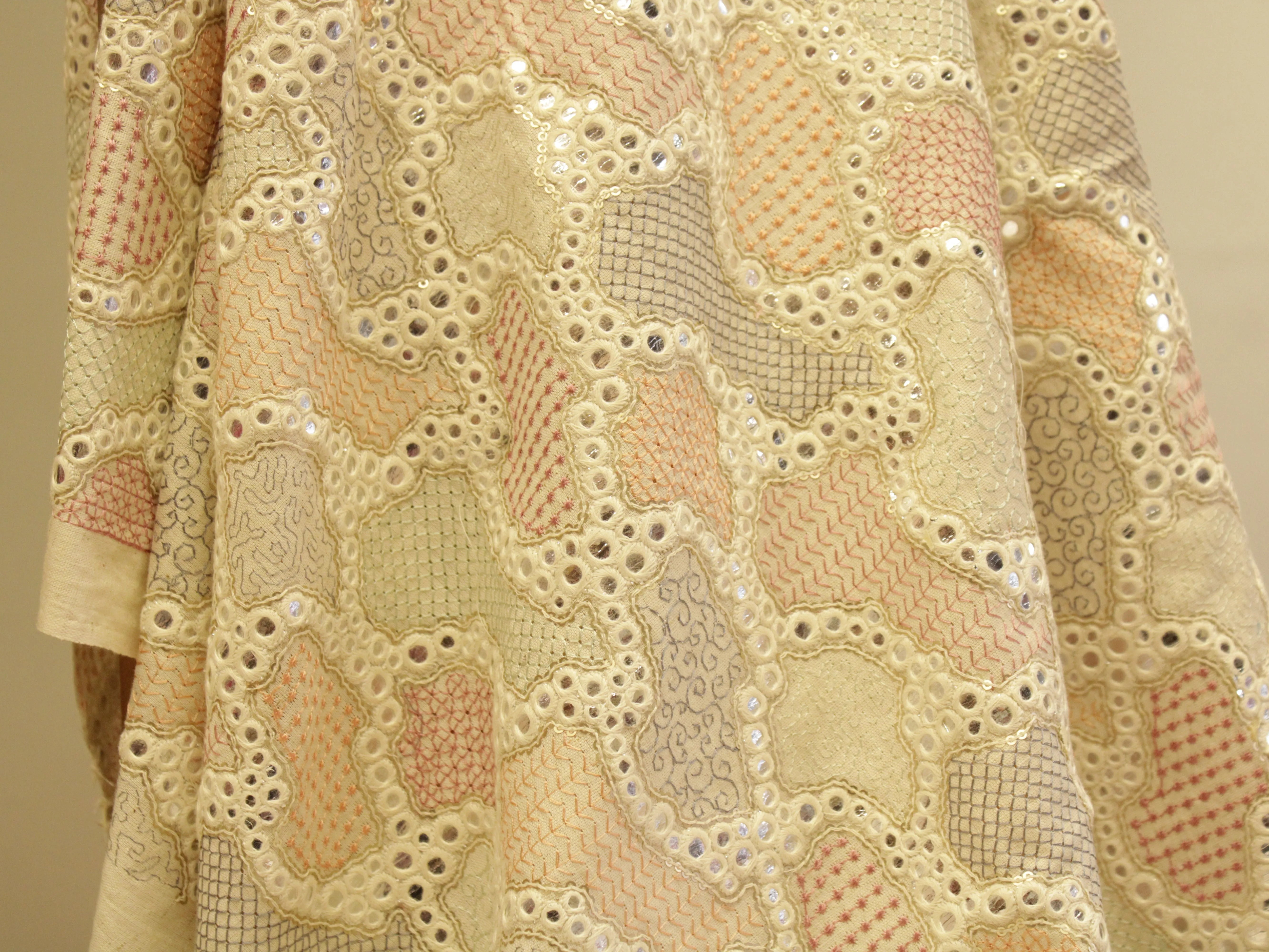 Premium Thread Work Fabric for Indowestern & Family Ensembles