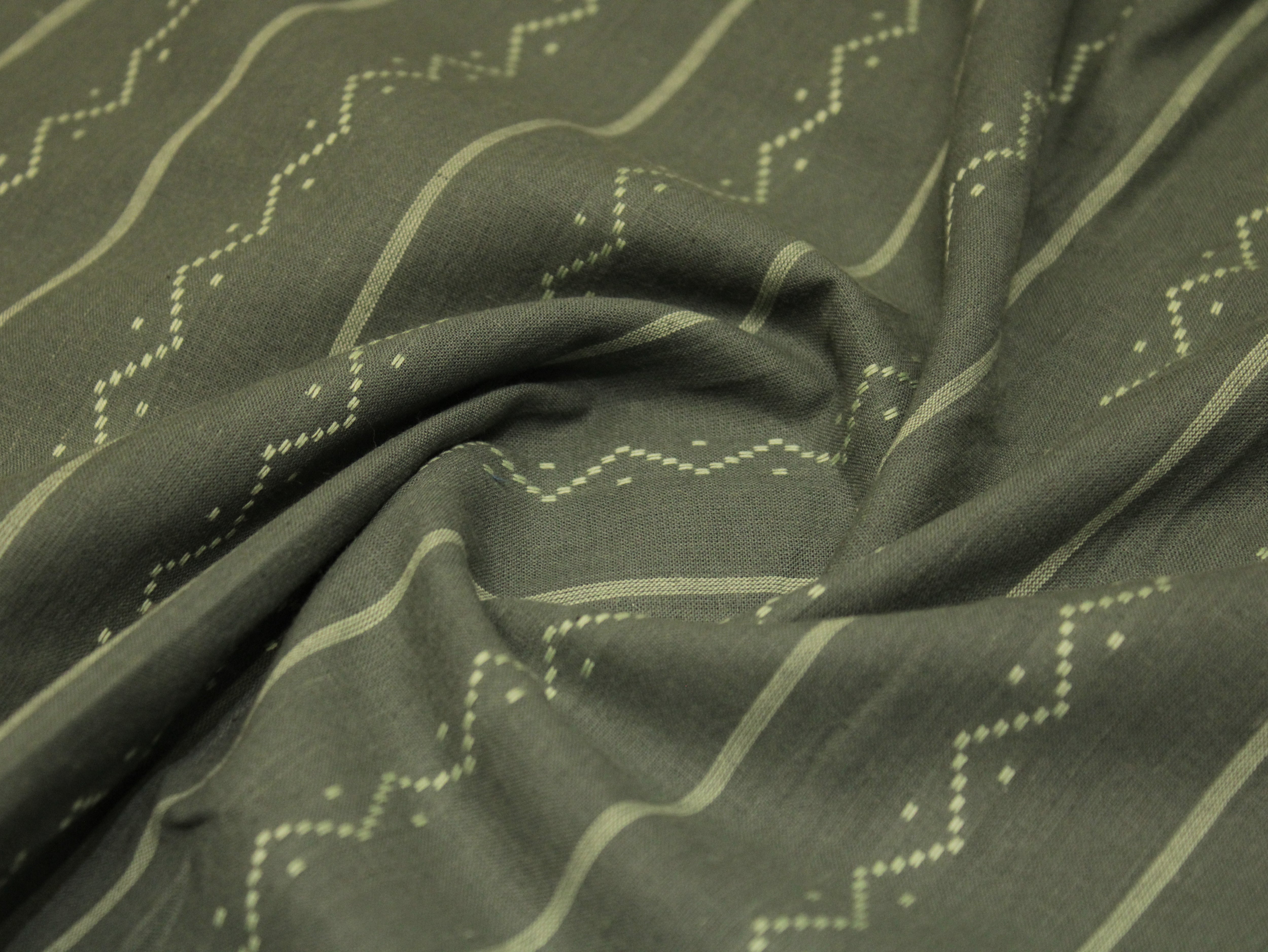 Cotton Satin Patola Foil Print Fabric