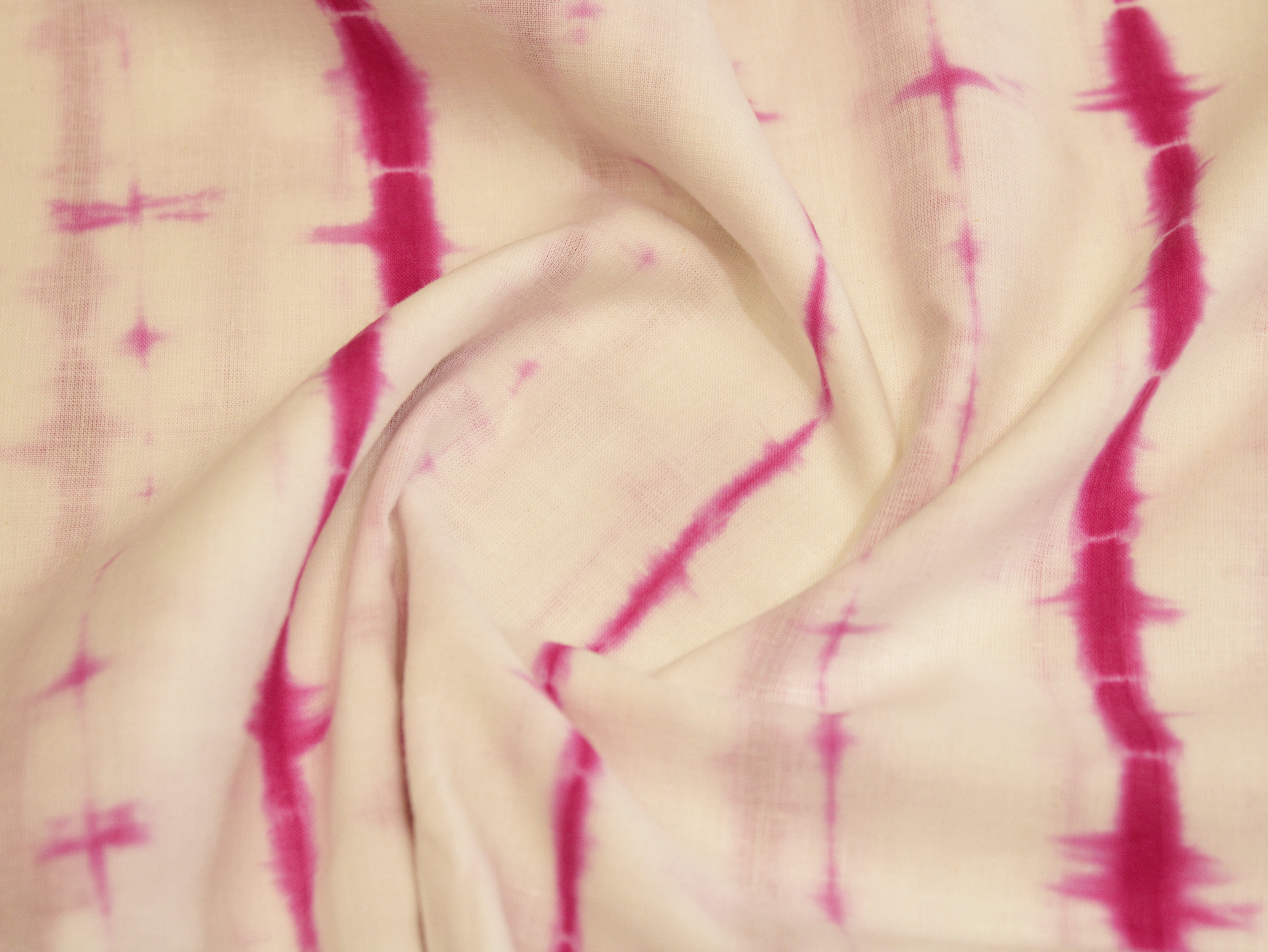 Tie & Dye Mal Cotton Fabric - Pink