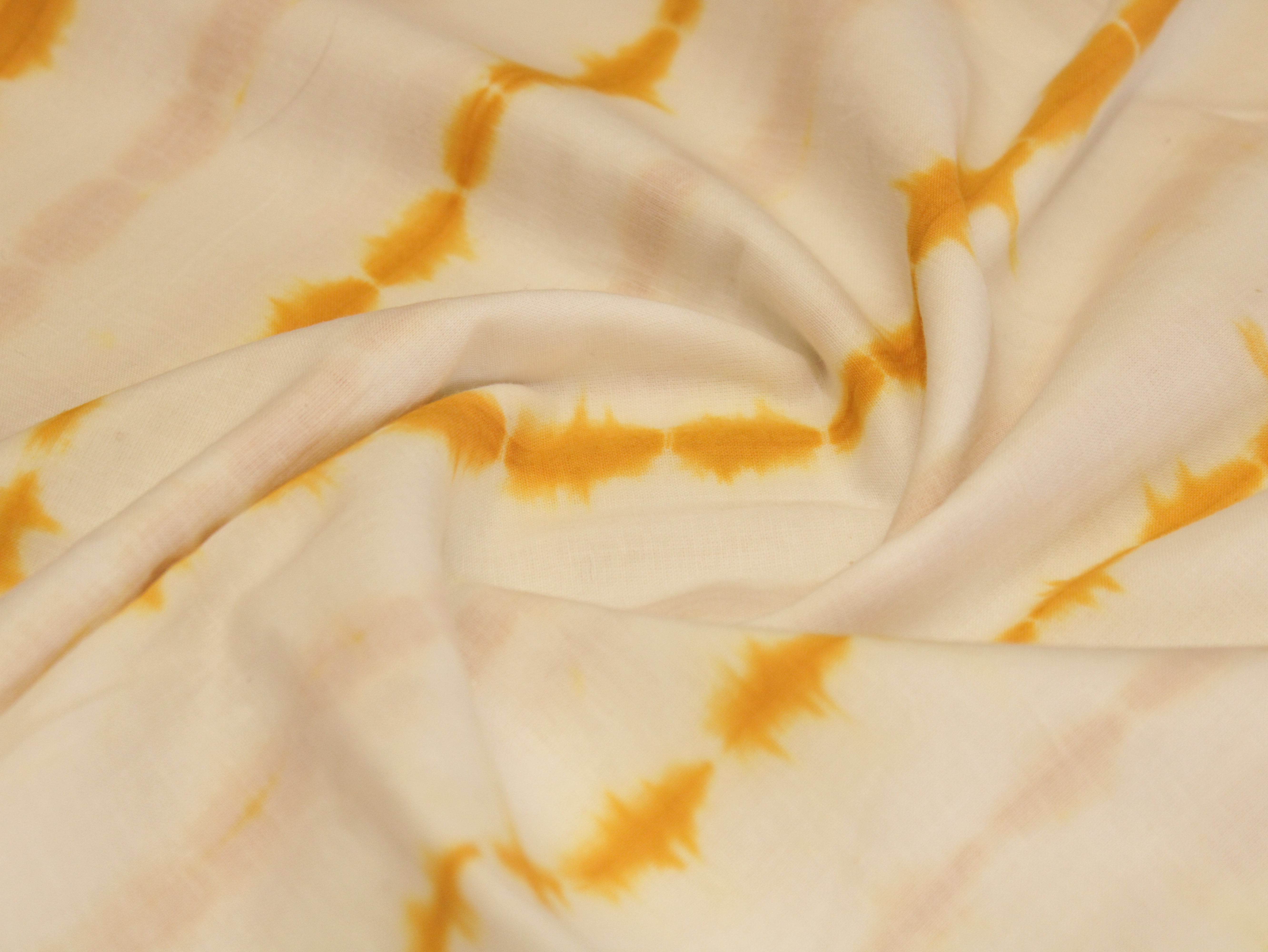 Tie & Dye Mal Cotton Fabric - Yellow