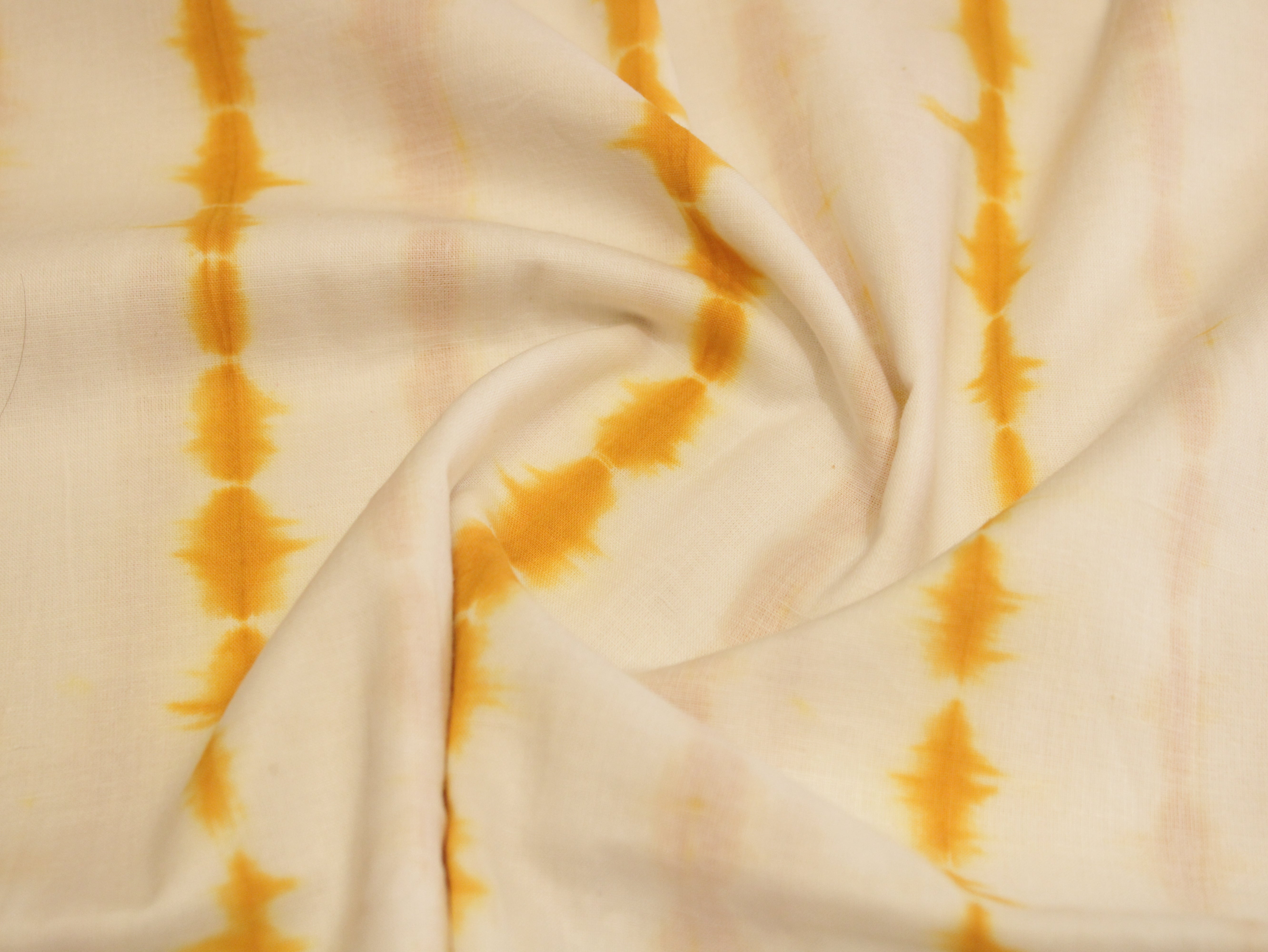 Tie & Dye Mal Cotton Fabric - Yellow