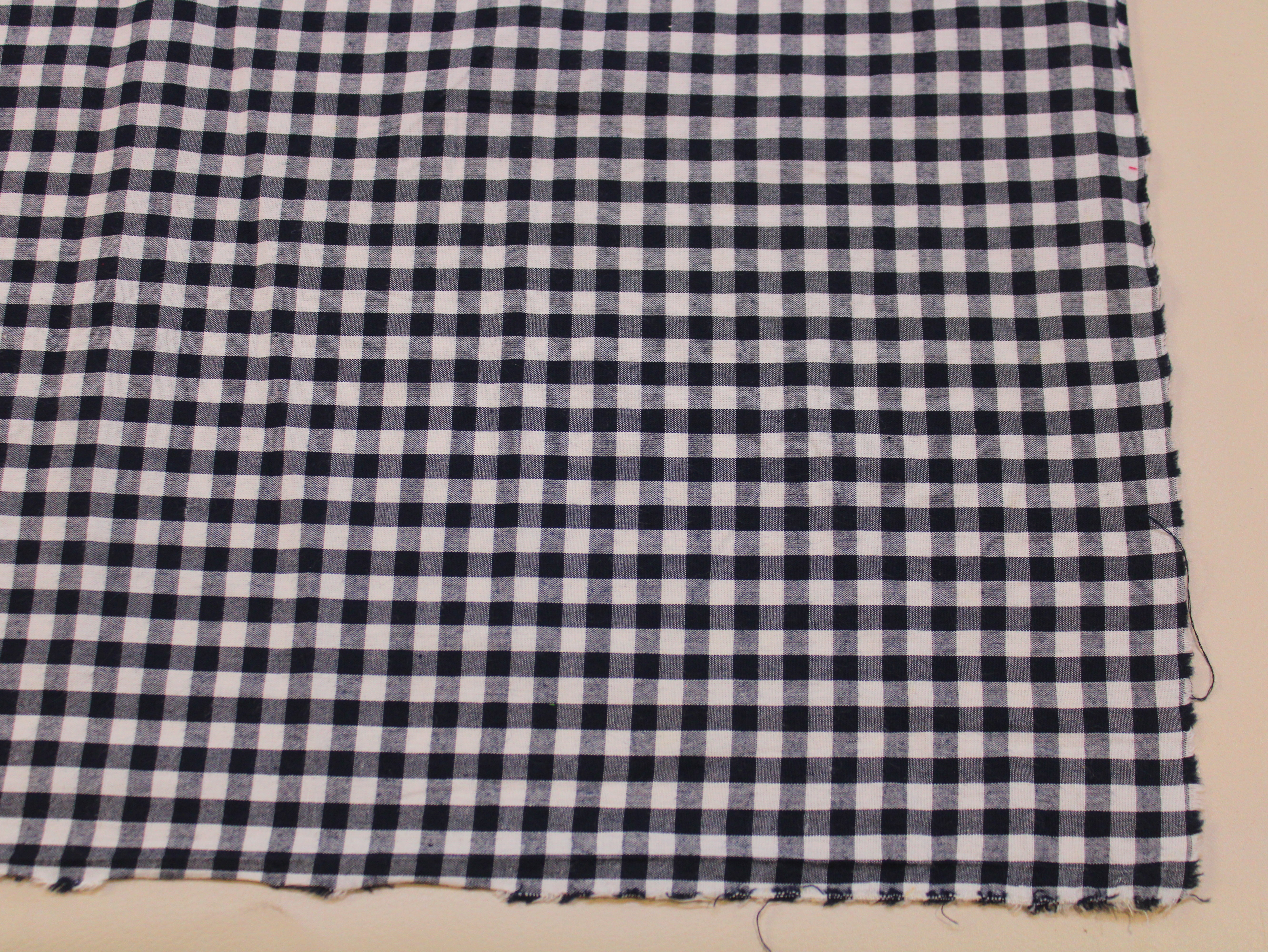 Tissu Seersucker Pur Coton Lavé Qualité 44 Pouces | Seersucker À Carreaux