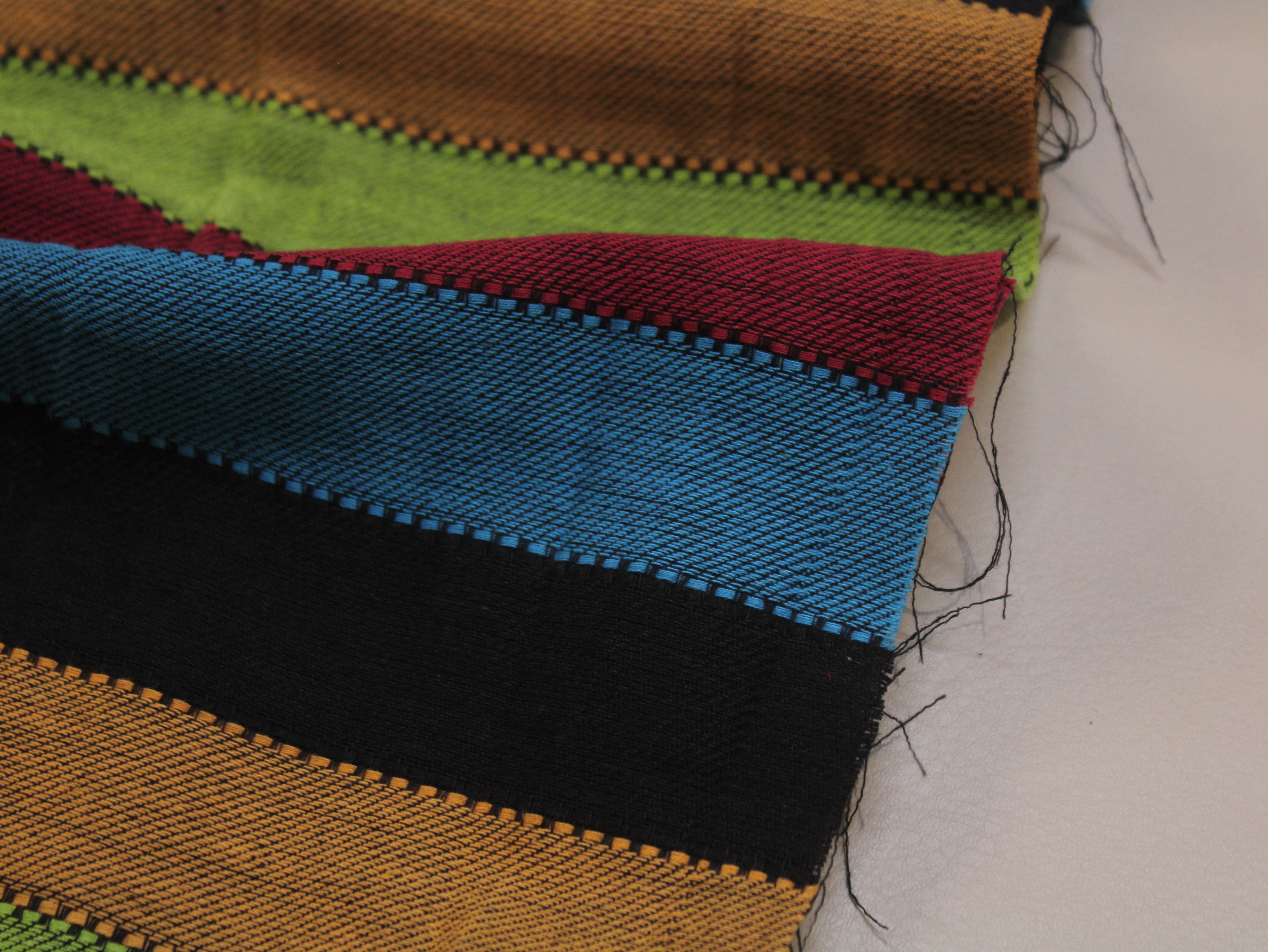 Pure Cotton Yarn-Dyed Handloom Stripe Fabric — Vibrant Horizon