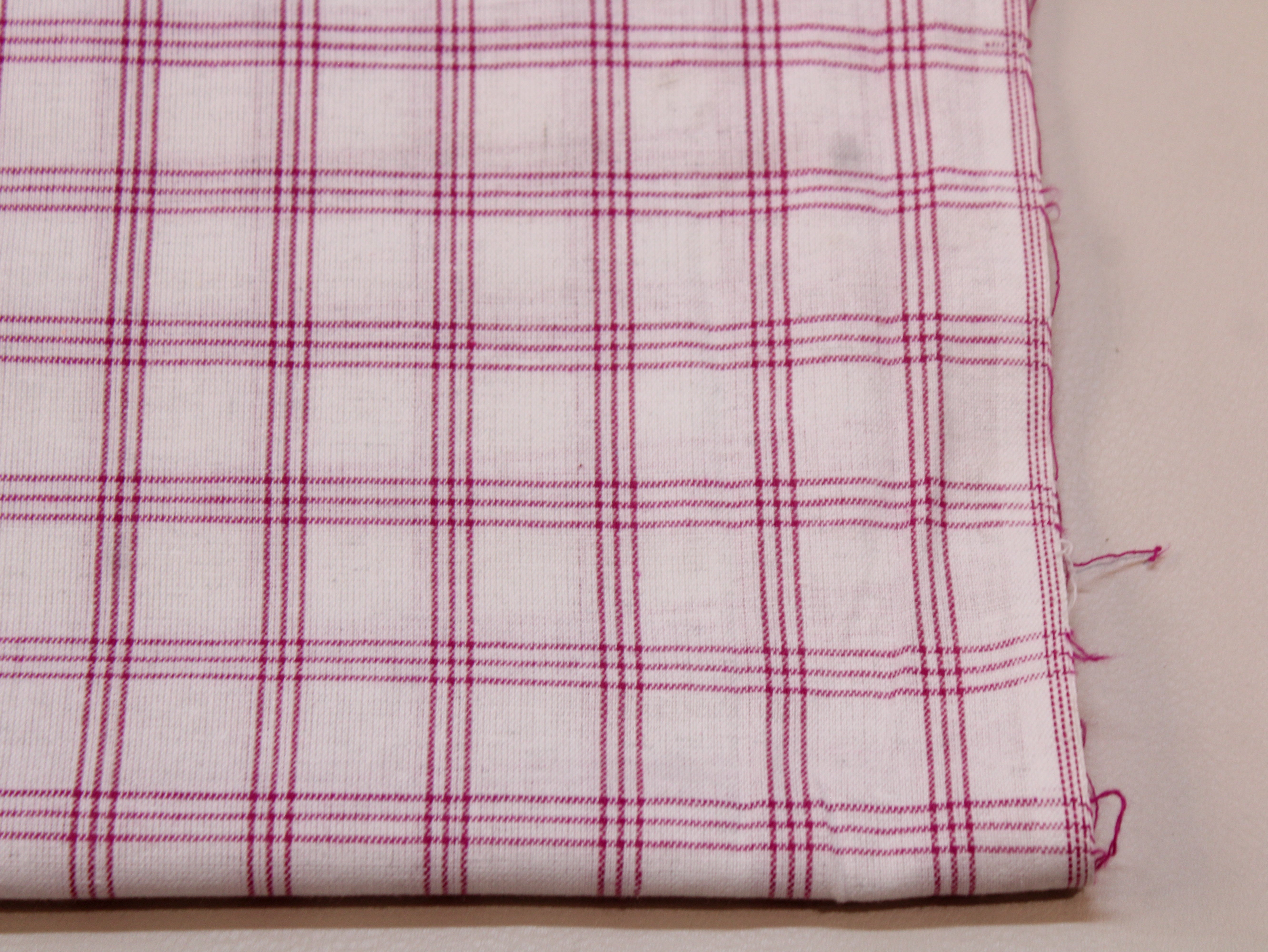 Tissu Seersucker Pur Coton Lavé Qualité 44 Pouces | Seersucker À Carreaux