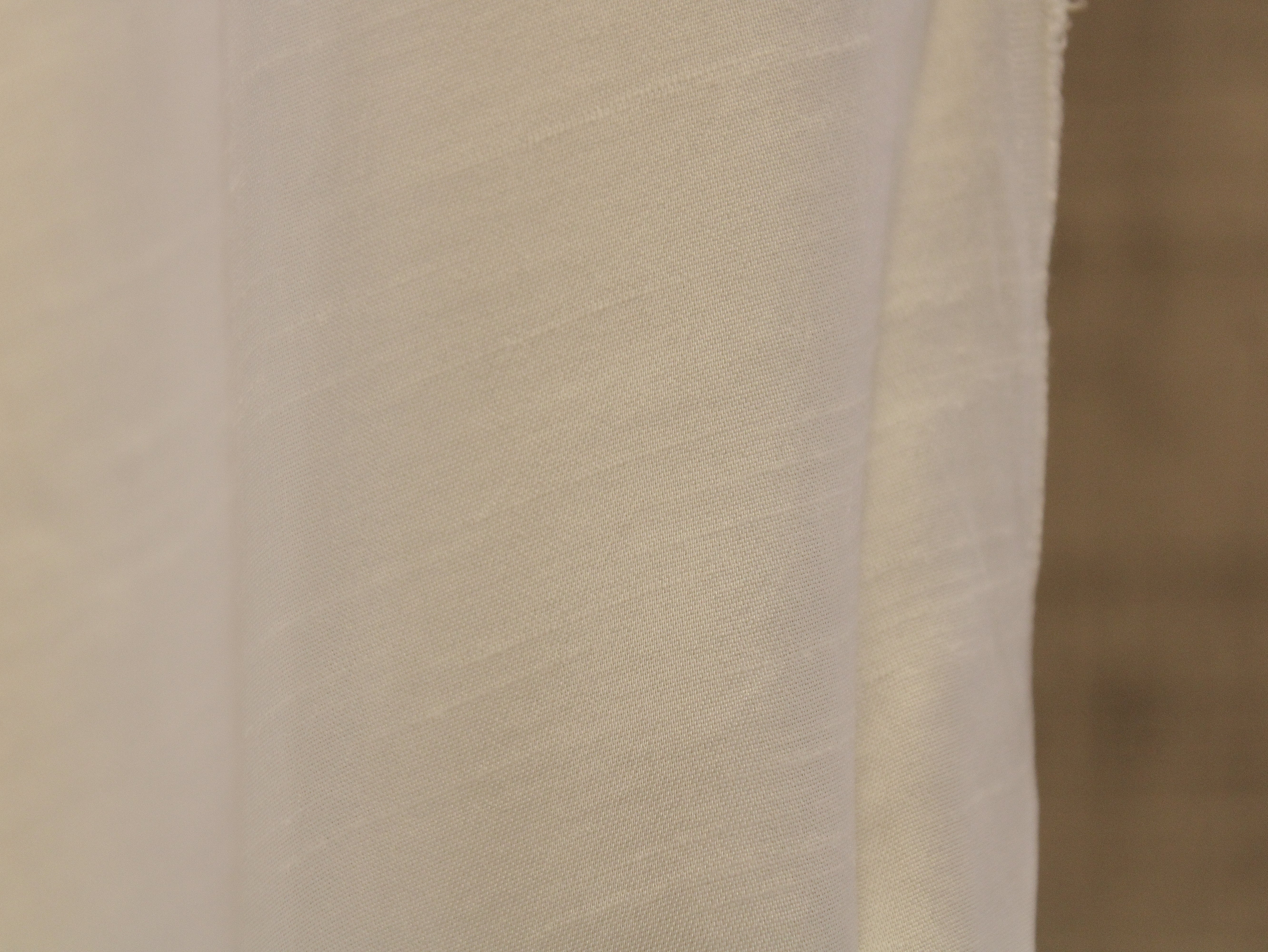 Ready-to-Dye Slub Linen Satin Fabric