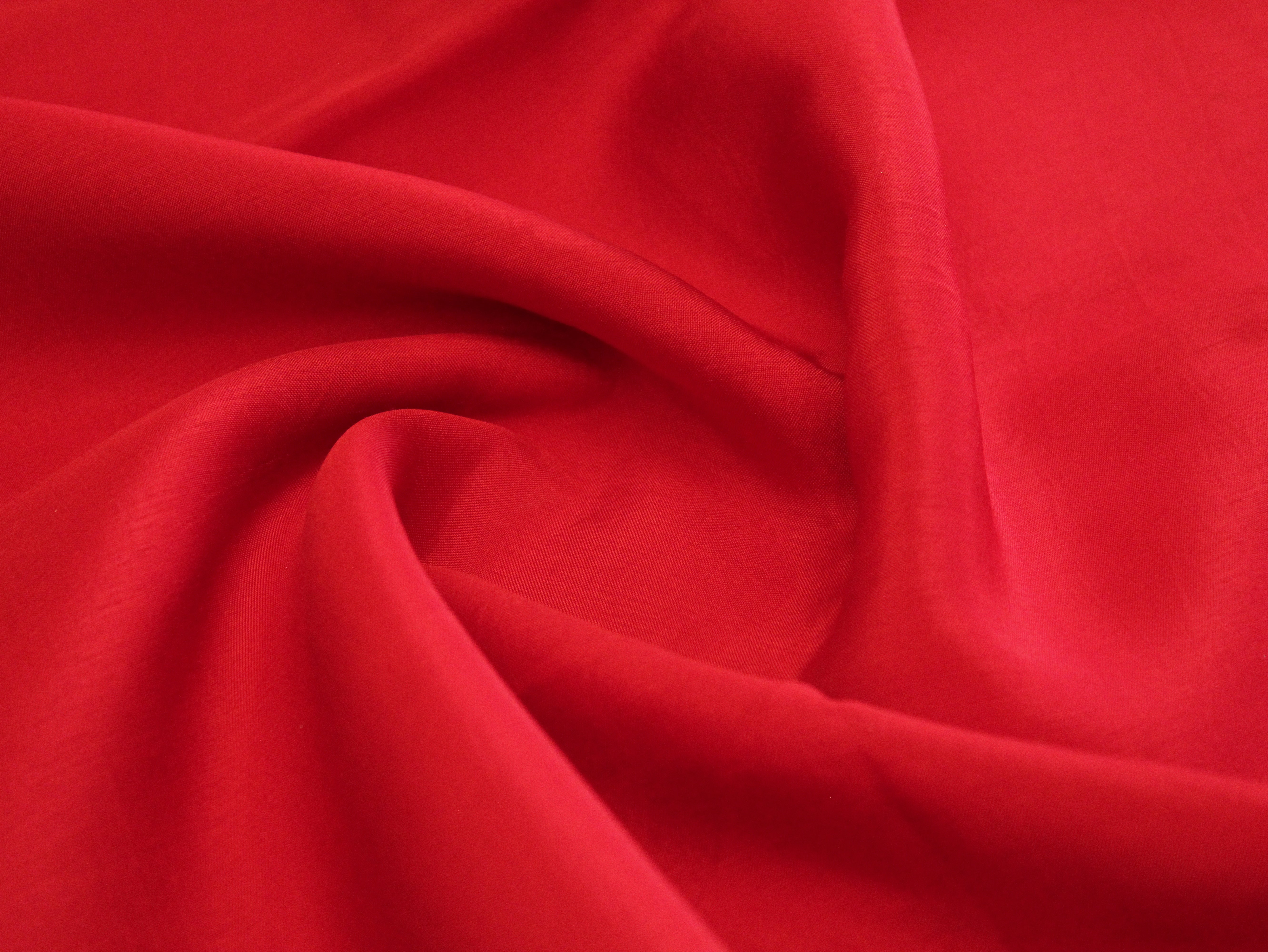 Plain dyed Muslin Silk Fabric - Red