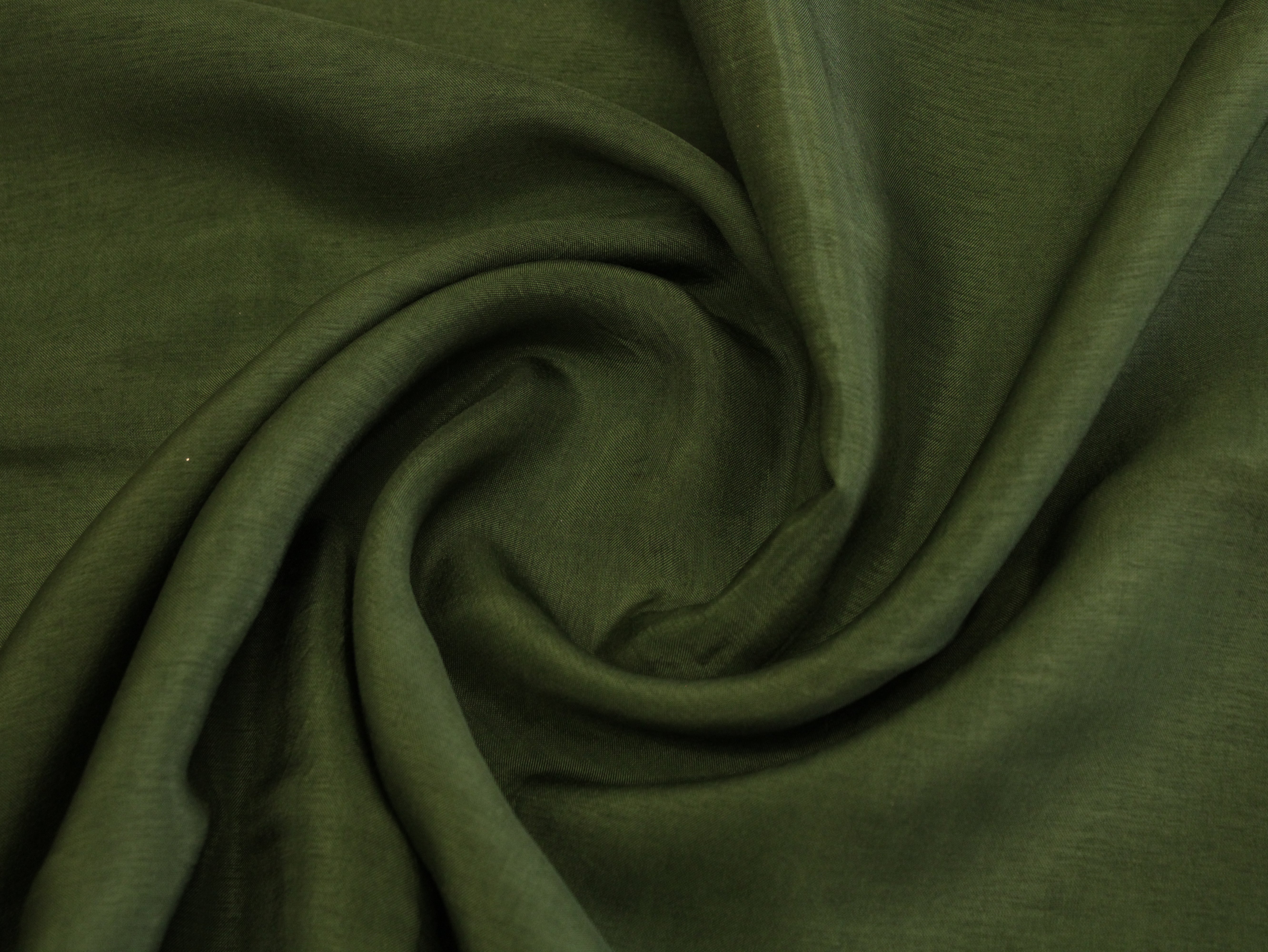 Plain dyed Muslin Silk Fabric - Mehndi Green