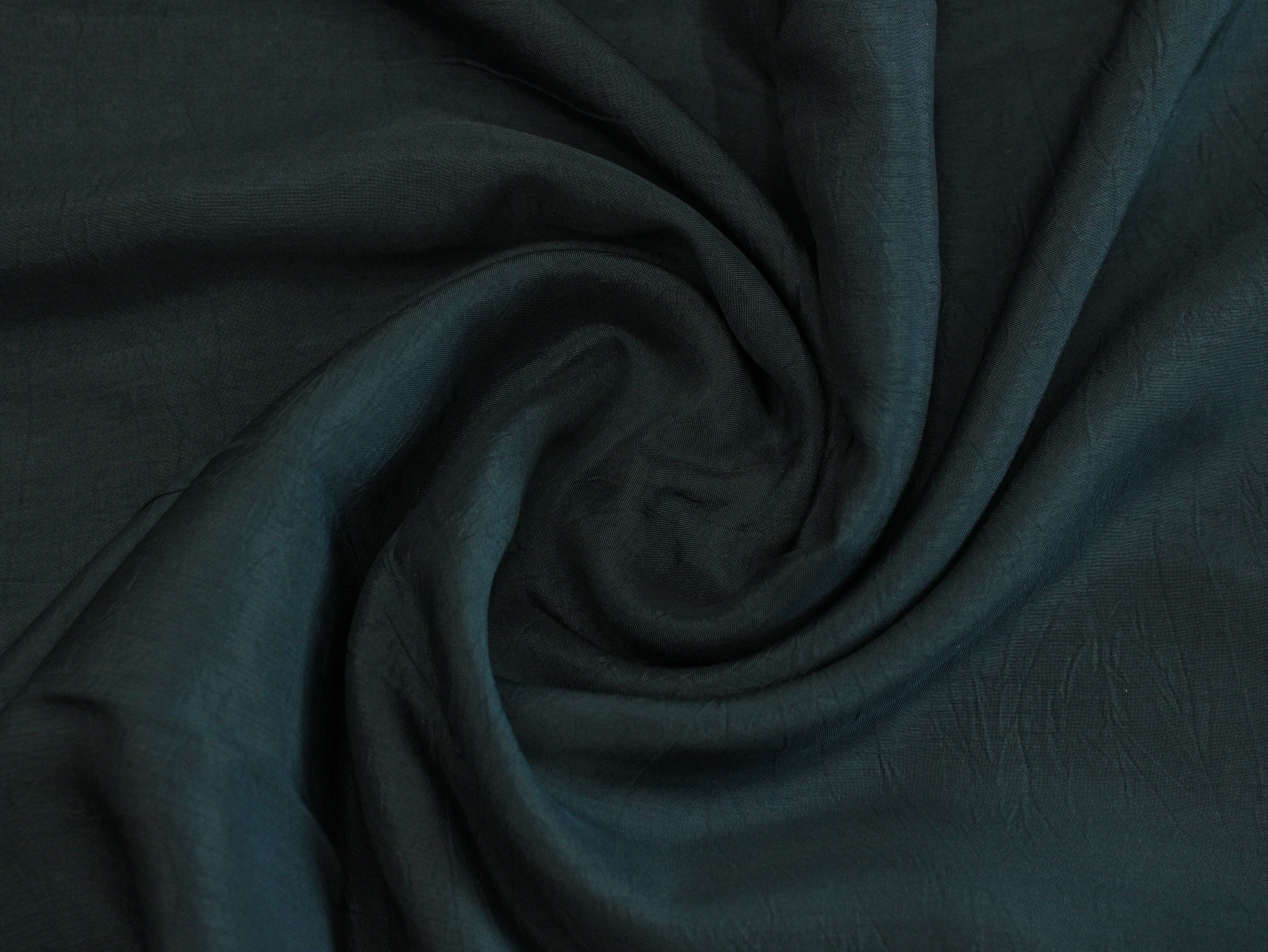 Plain dyed Muslin Silk Fabric - Peacock Blue