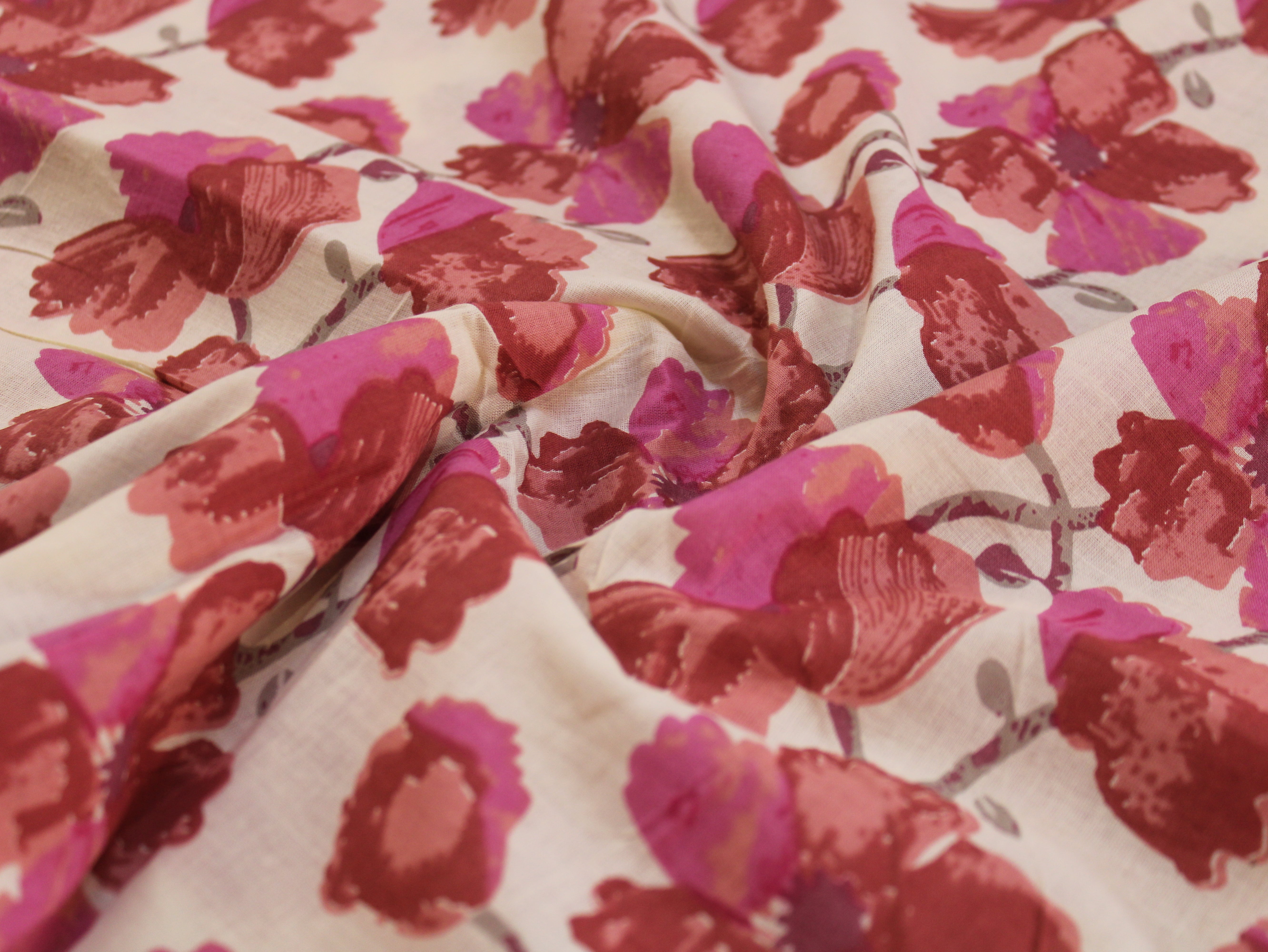Tissu Imprimé Premium Pur Coton Laize 112 cm