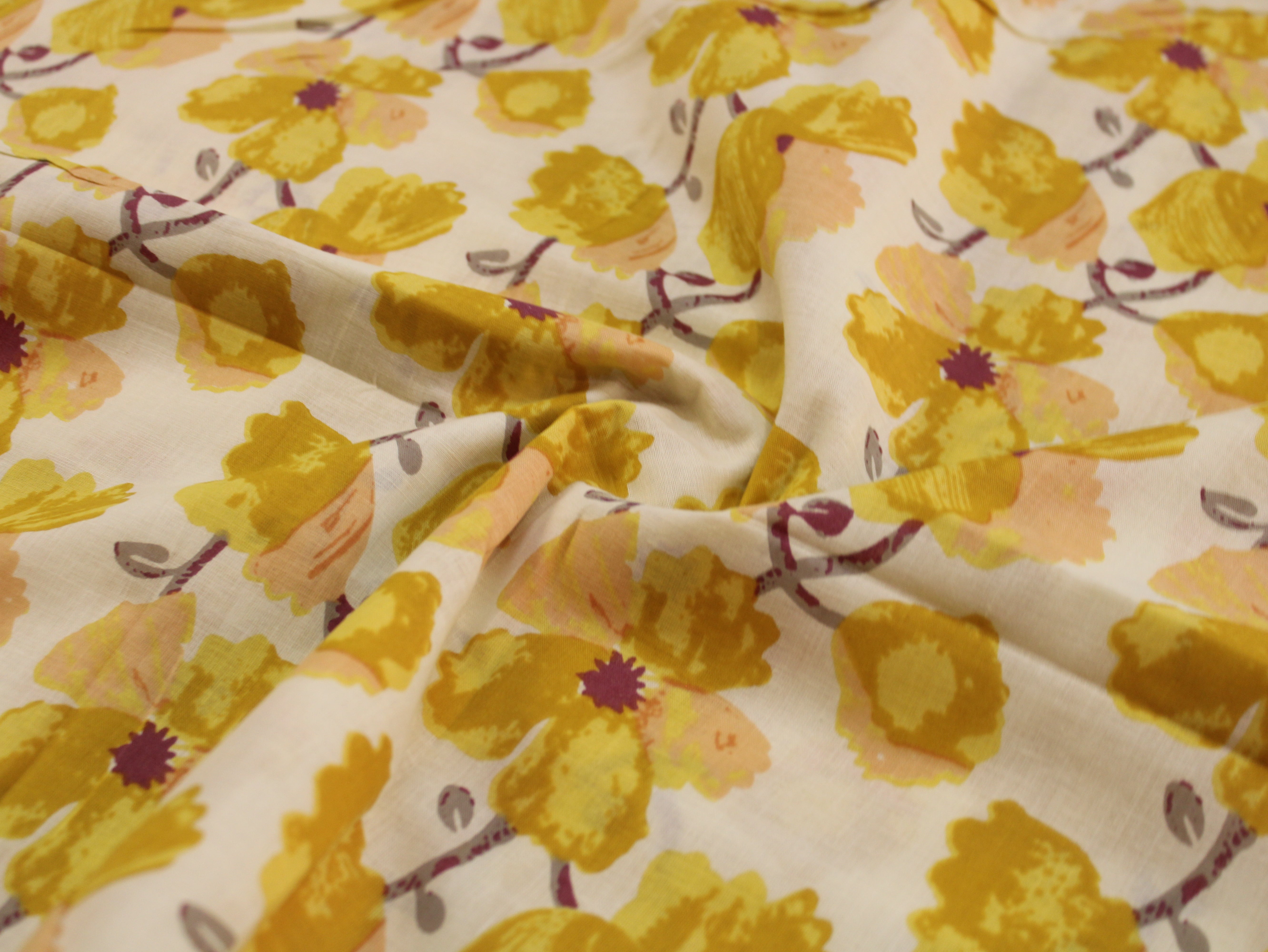 Tissu Imprimé Premium Pur Coton Laize 112 cm