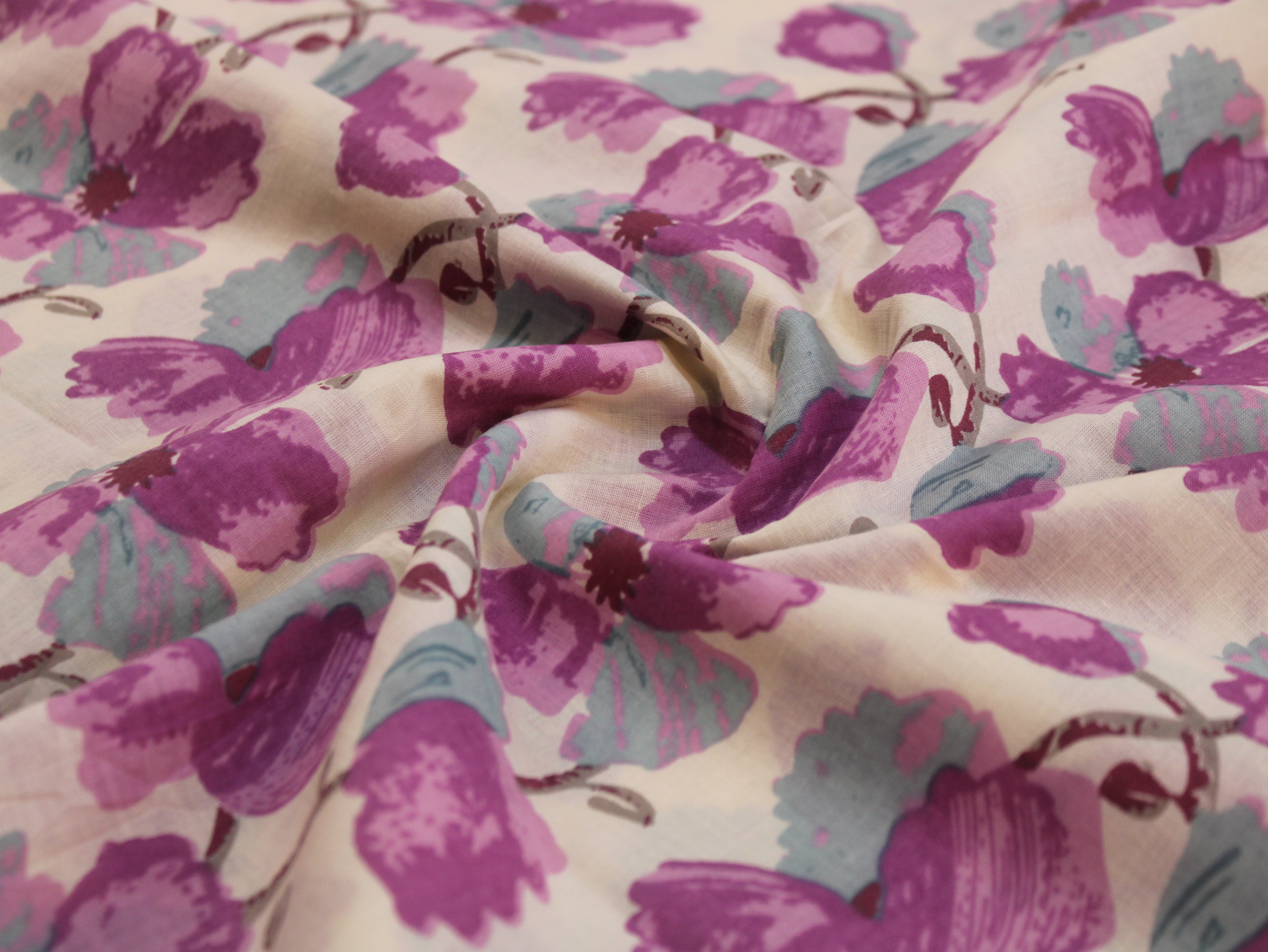 Tissu Imprimé Premium Pur Coton Laize 112 cm