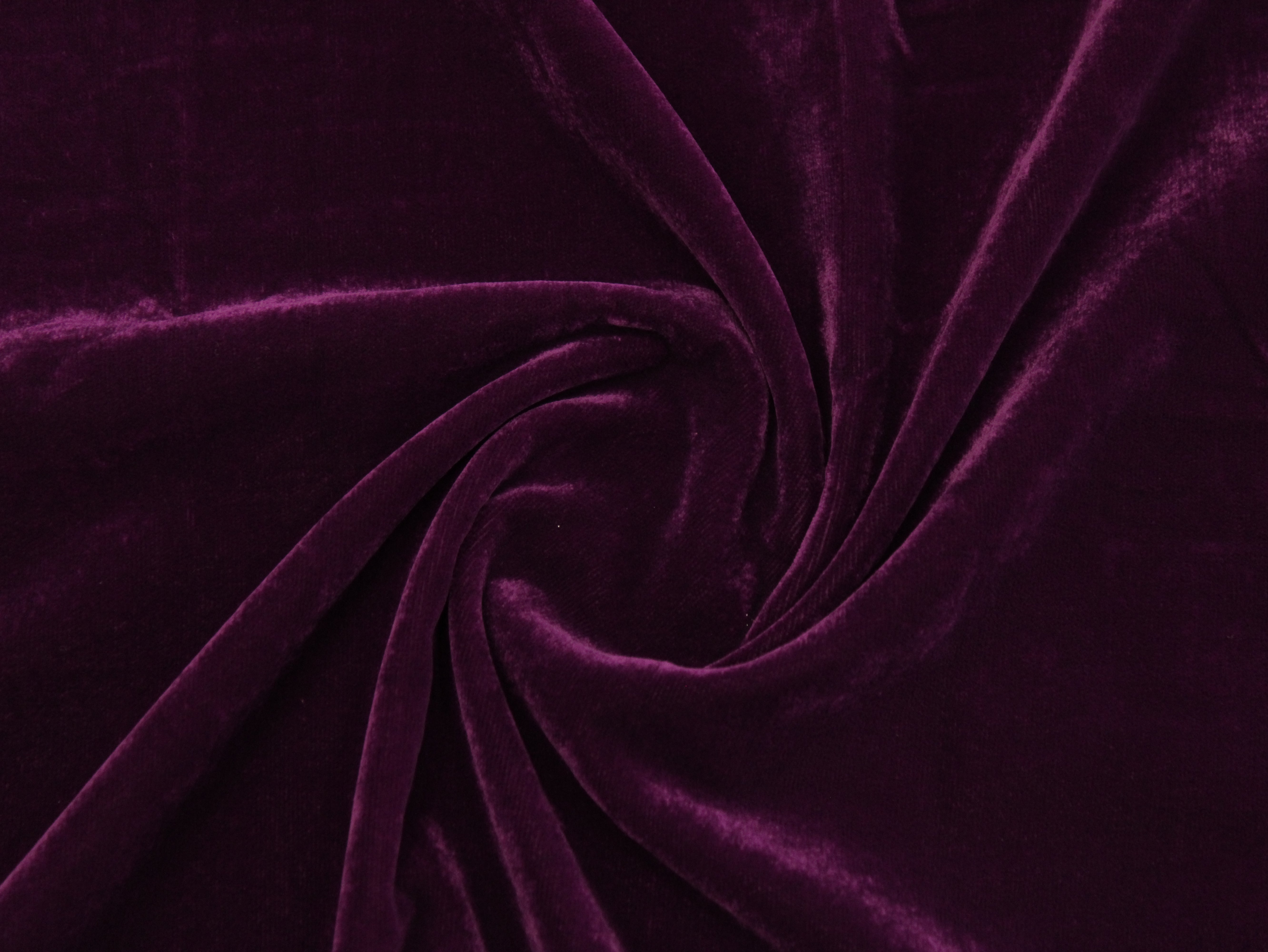 Premium Plain Micro Velvet Fabric - Magenta