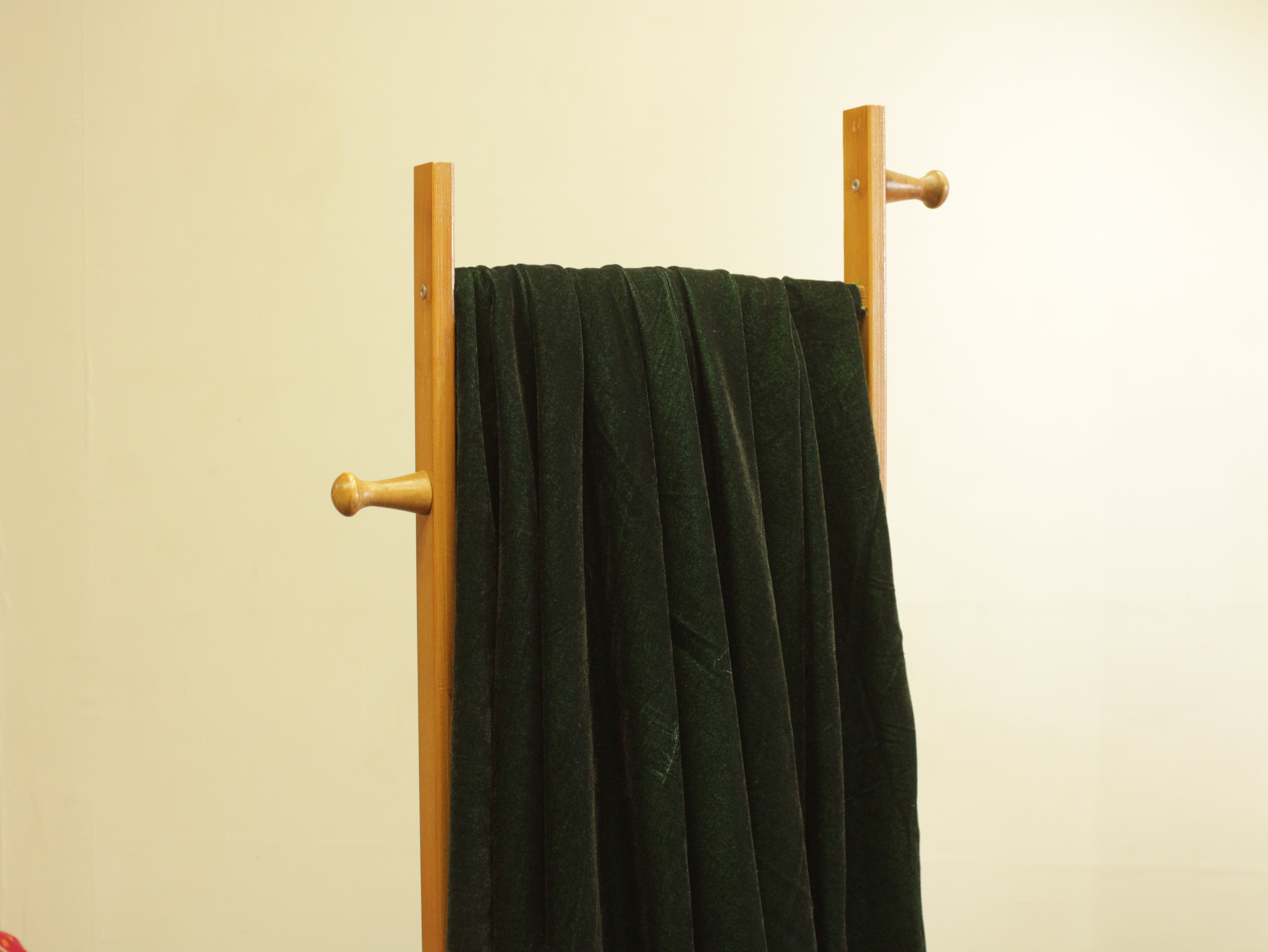 Premium Plain Micro Velvet Fabric - Dark Green