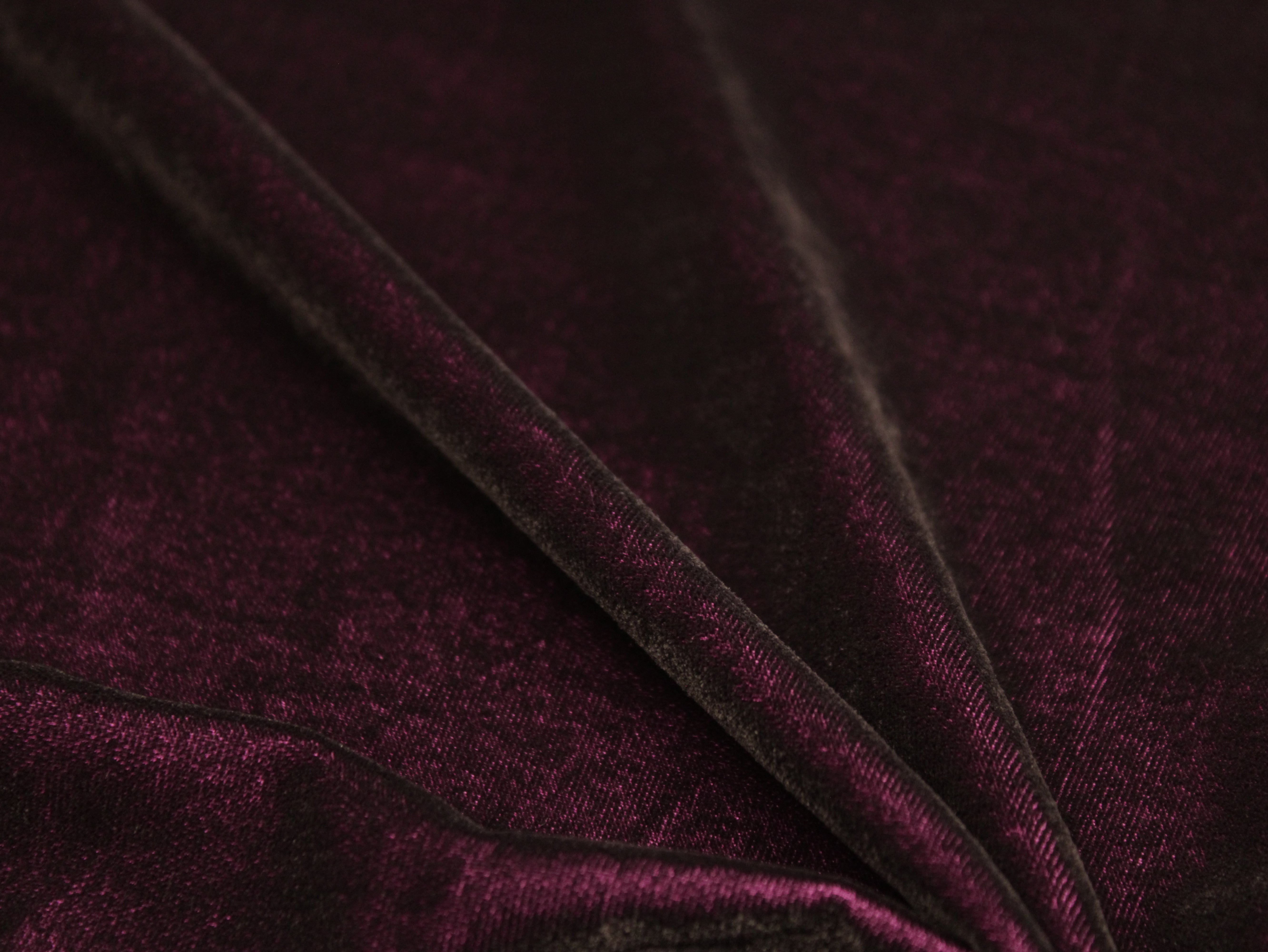 Premium Plain Micro Velvet Fabric - Wine