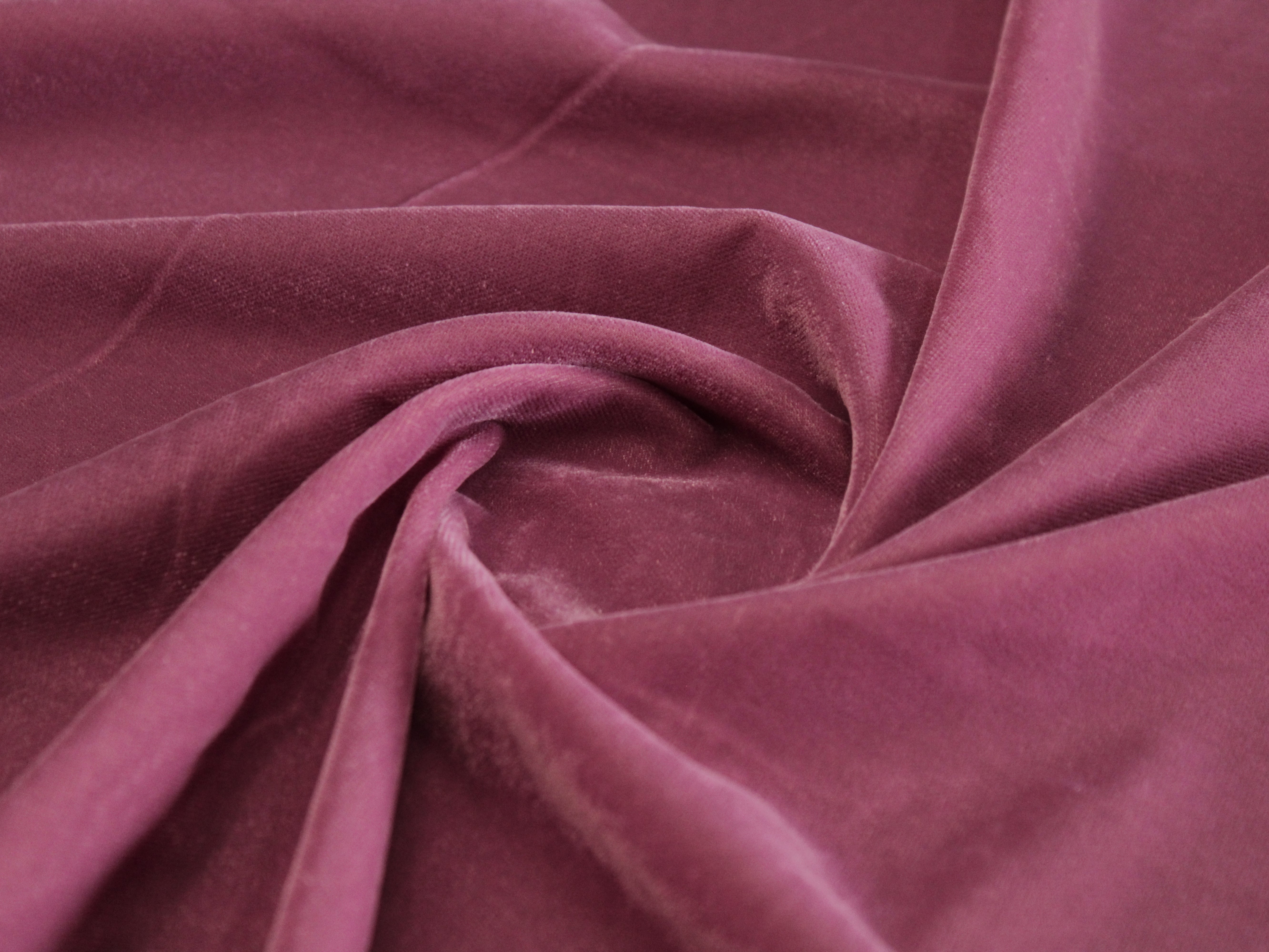 Premium Plain Micro Velvet Fabric - Onion