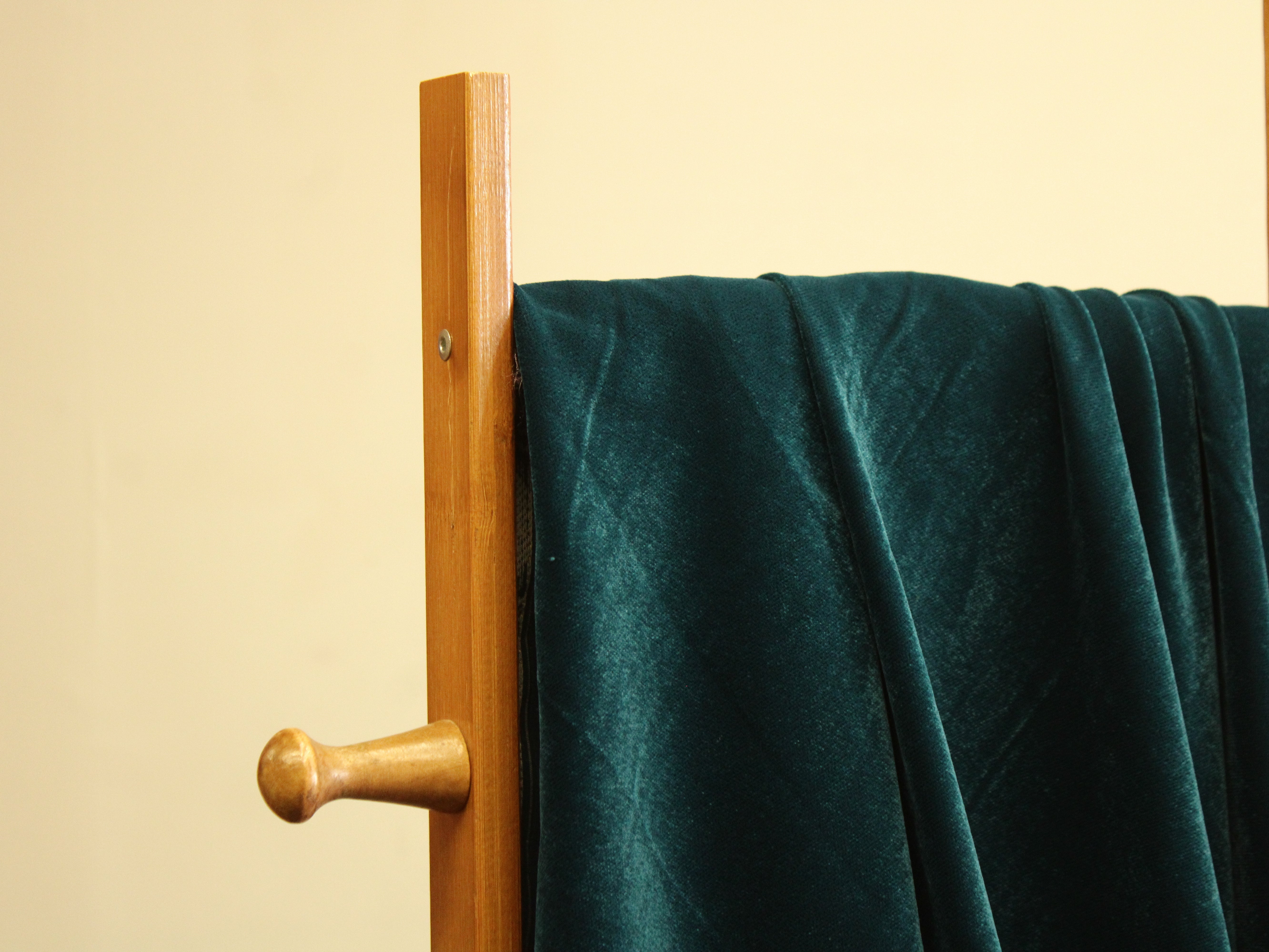 Premium Plain Micro Velvet Fabric - Peacock Green