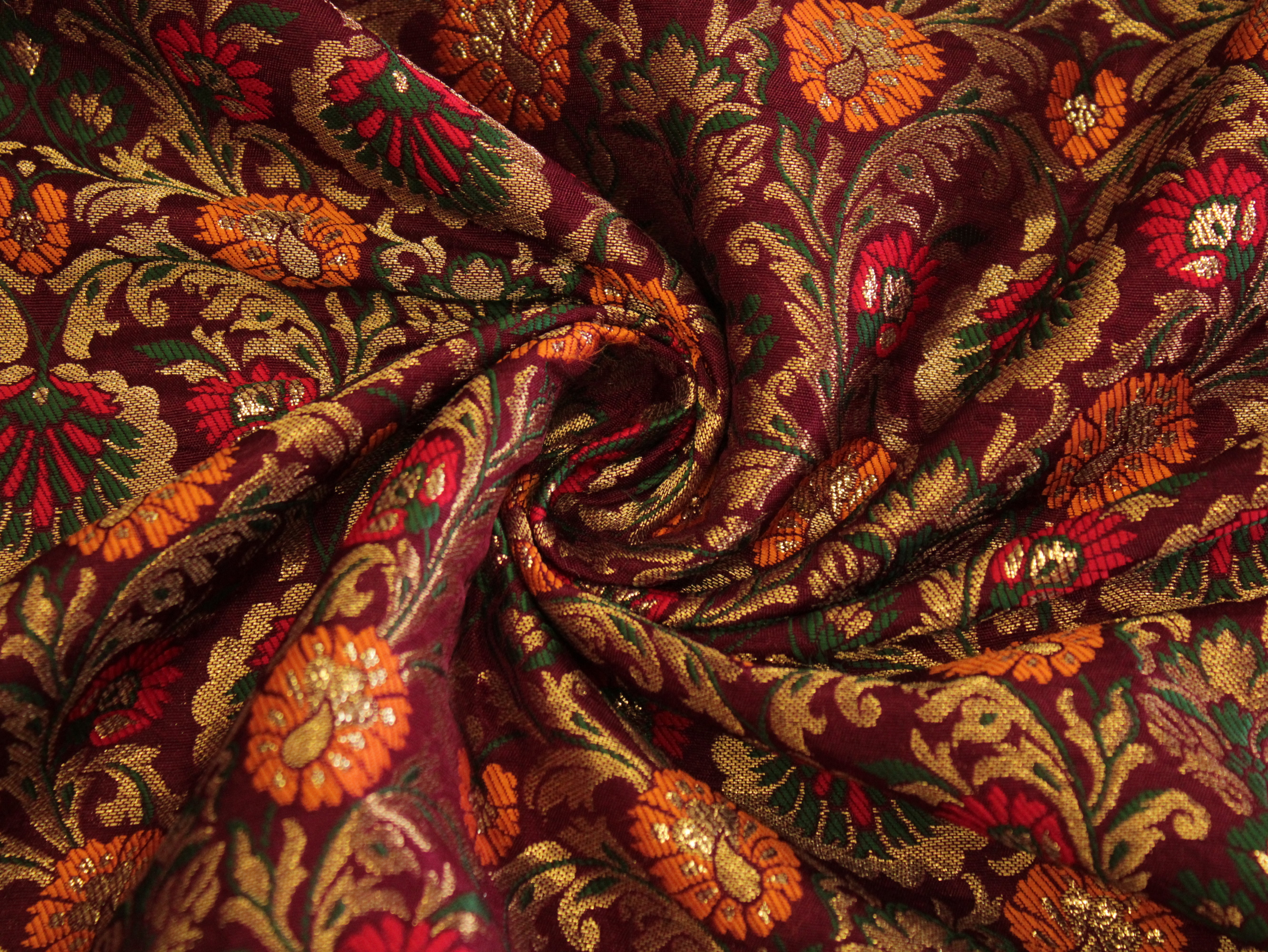 Premium Banarasi Woven Jacquard Fabric