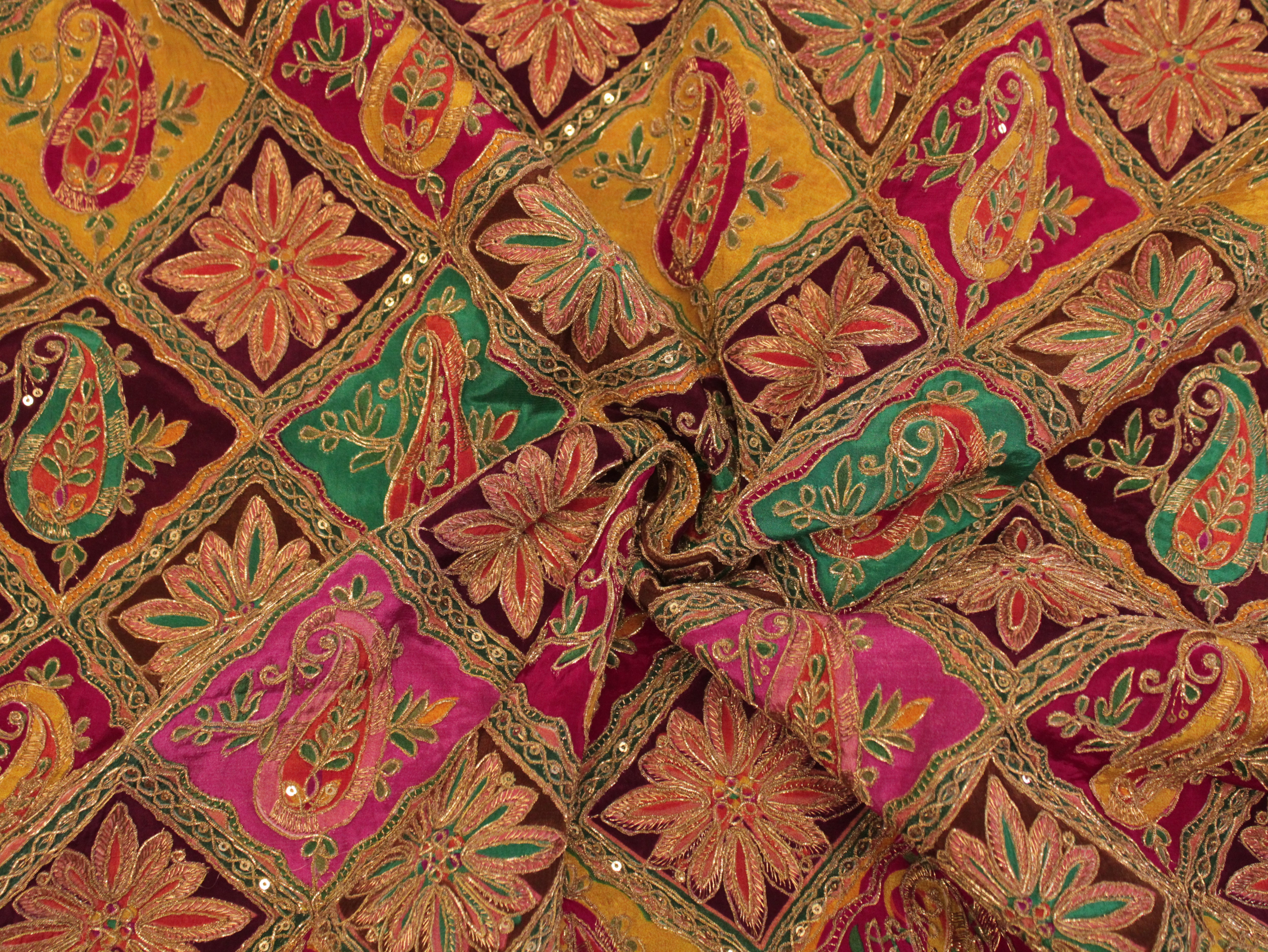 Euphoric - Cotton Ajrakh Print Fabric by M'Foks