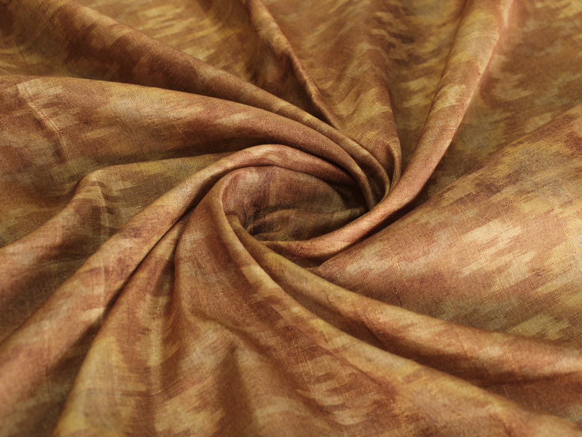 Digital Printed Art Matka Silk Slub Texture Fabric | 44 Inch