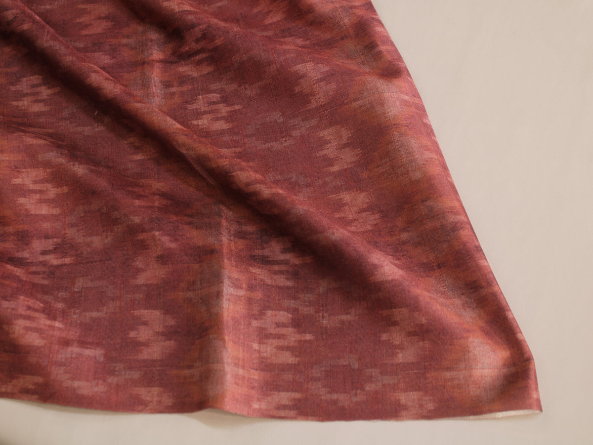Digital Printed Art Matka Silk Slub Texture Fabric | 44 Inch