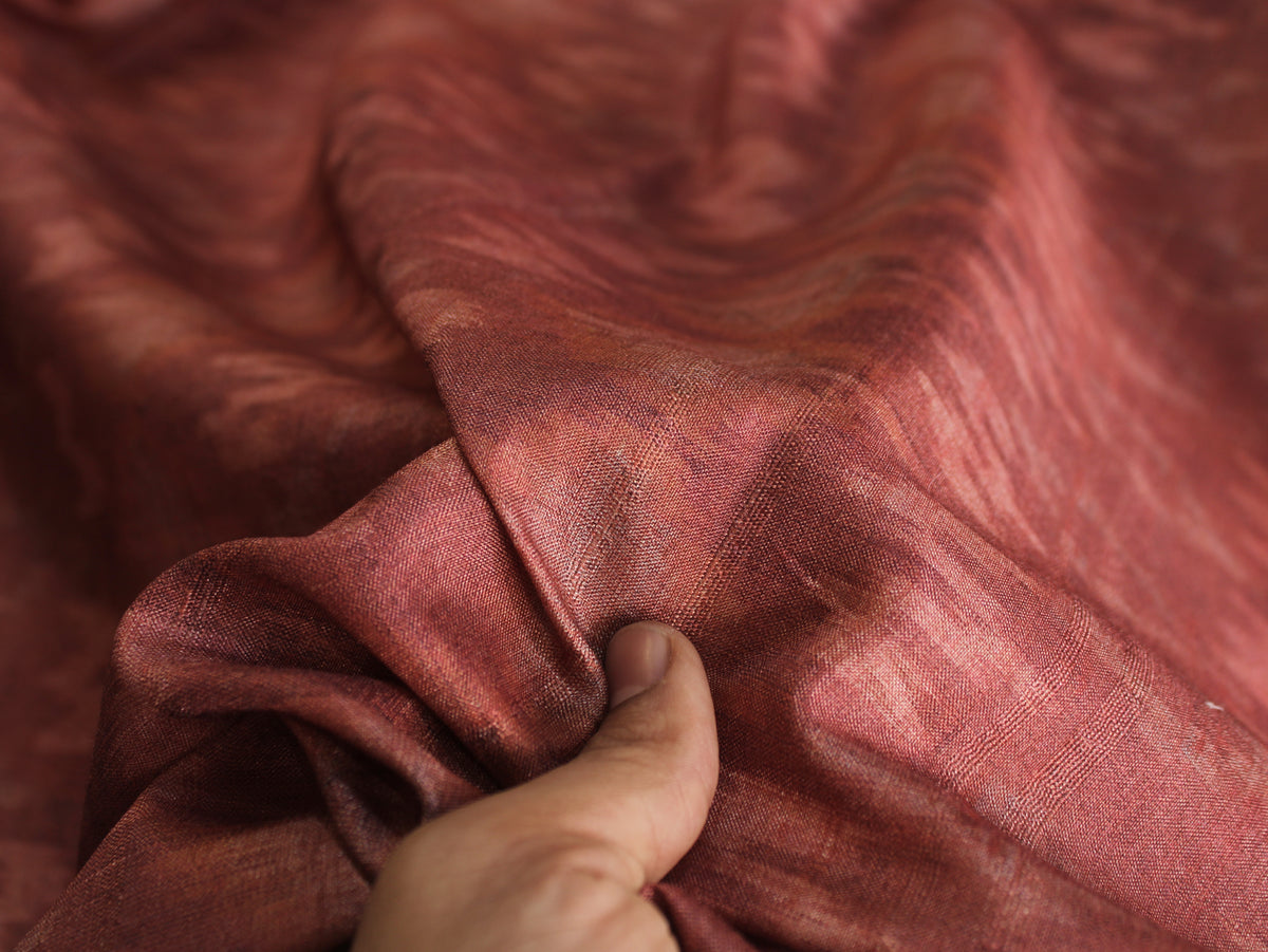 Digital Printed Art Matka Silk Slub Texture Fabric | 44 Inch