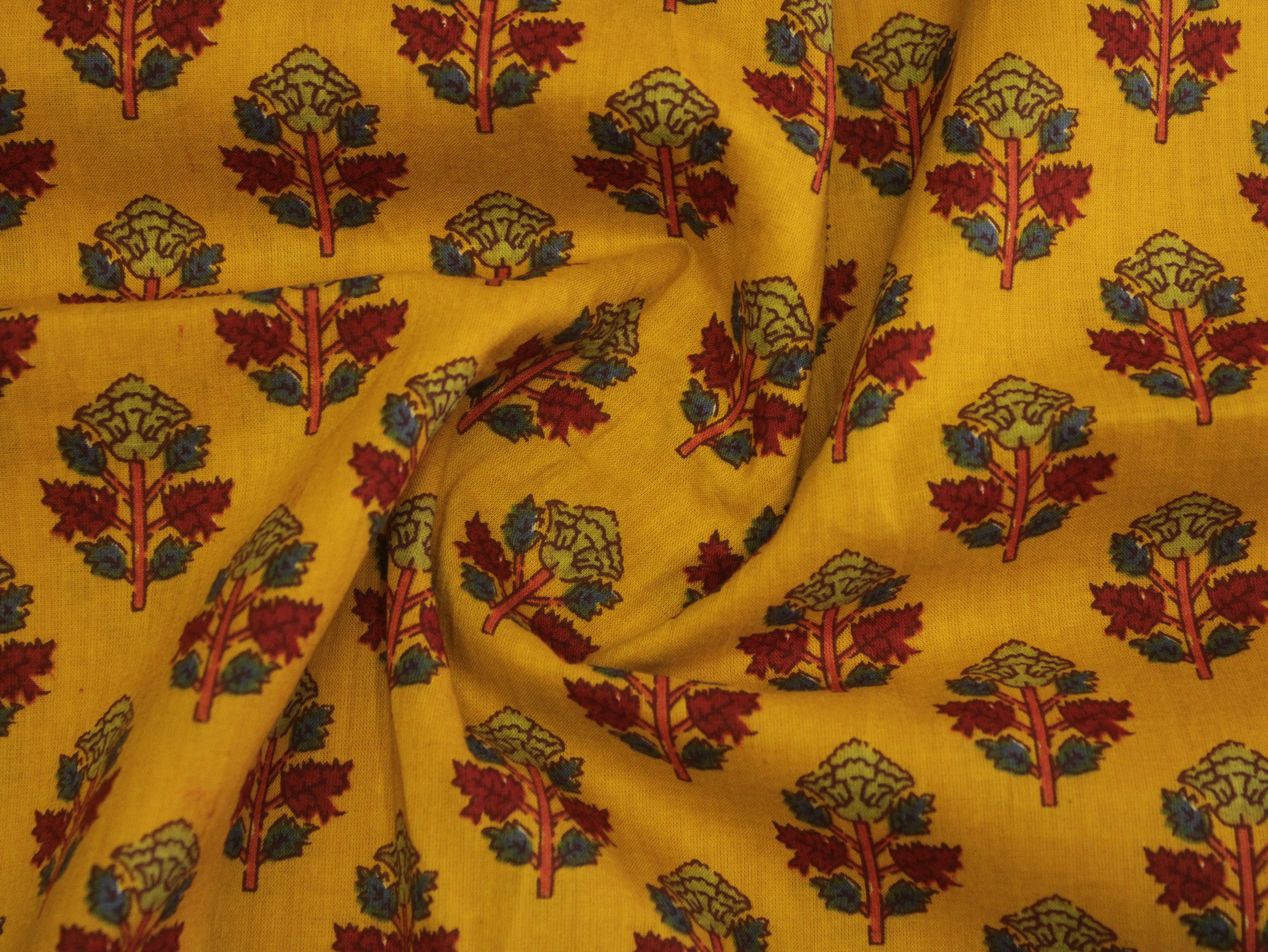 Knots: Bemberg Georgette Bandhini Fabric - Rani
