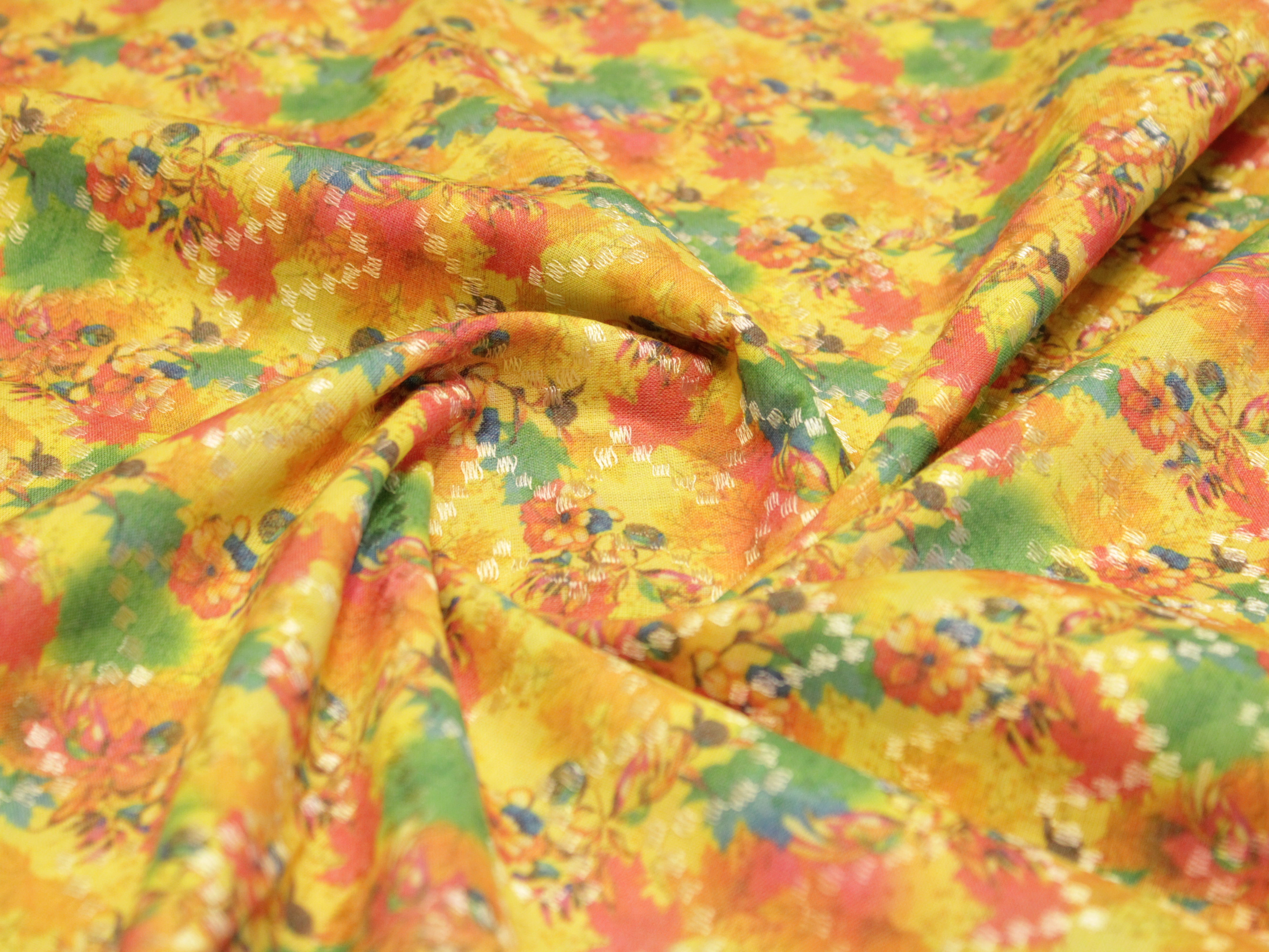 Woven Cotton Digital Print Fabric
