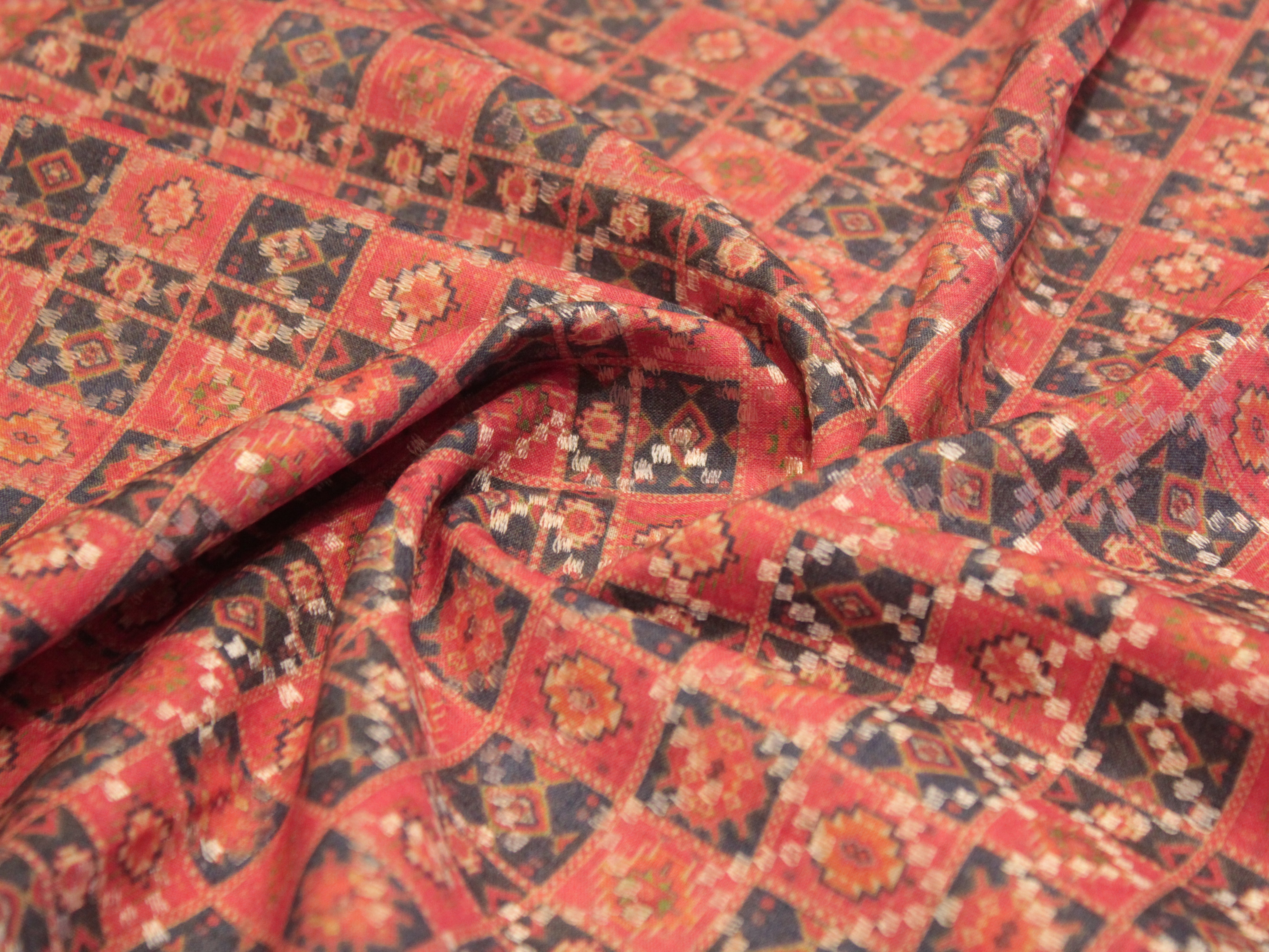 Woven Cotton Digital Print Fabric