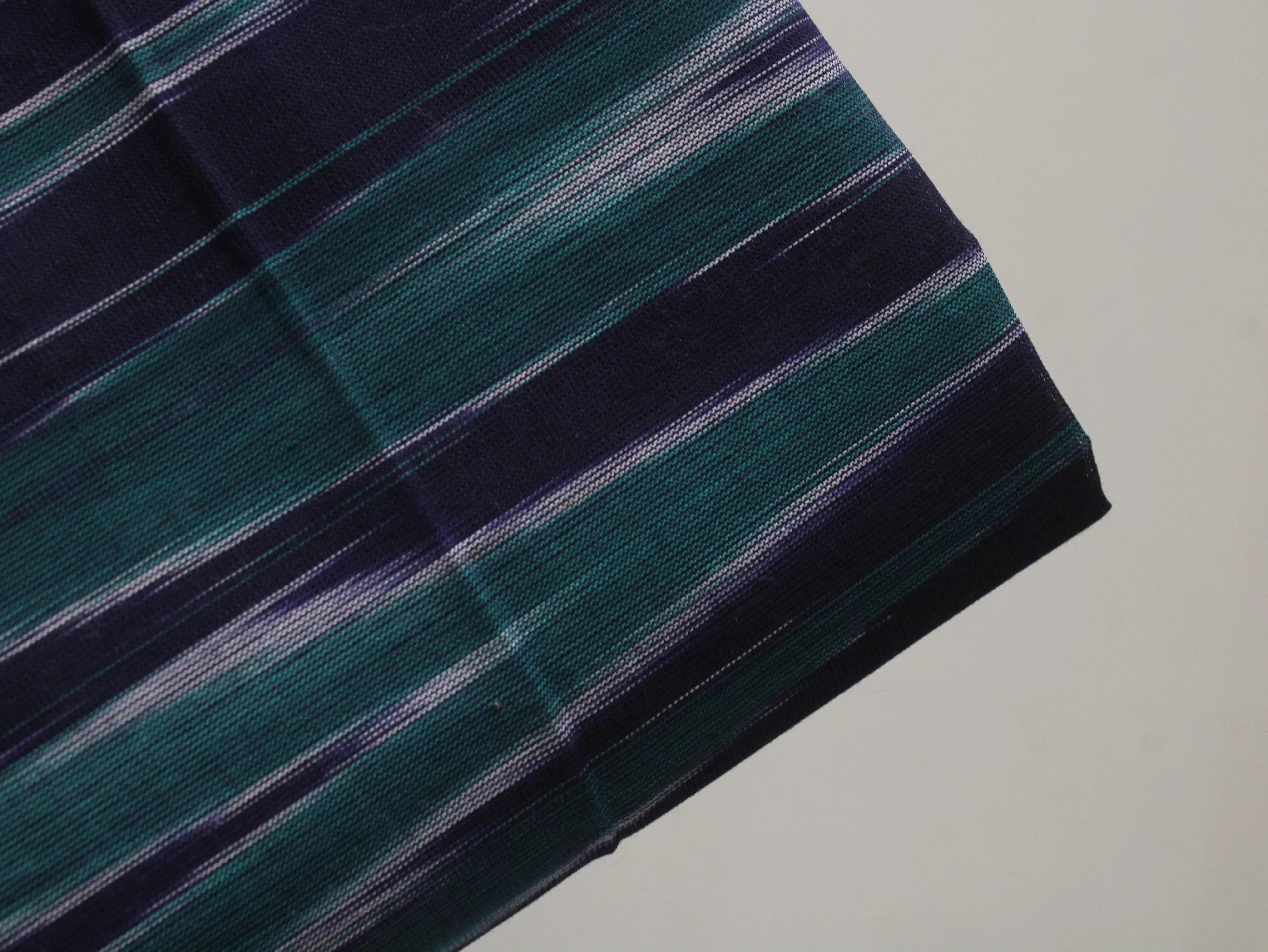 Mfoks : Handloom Pure Cotton Woven Fabric - Blue