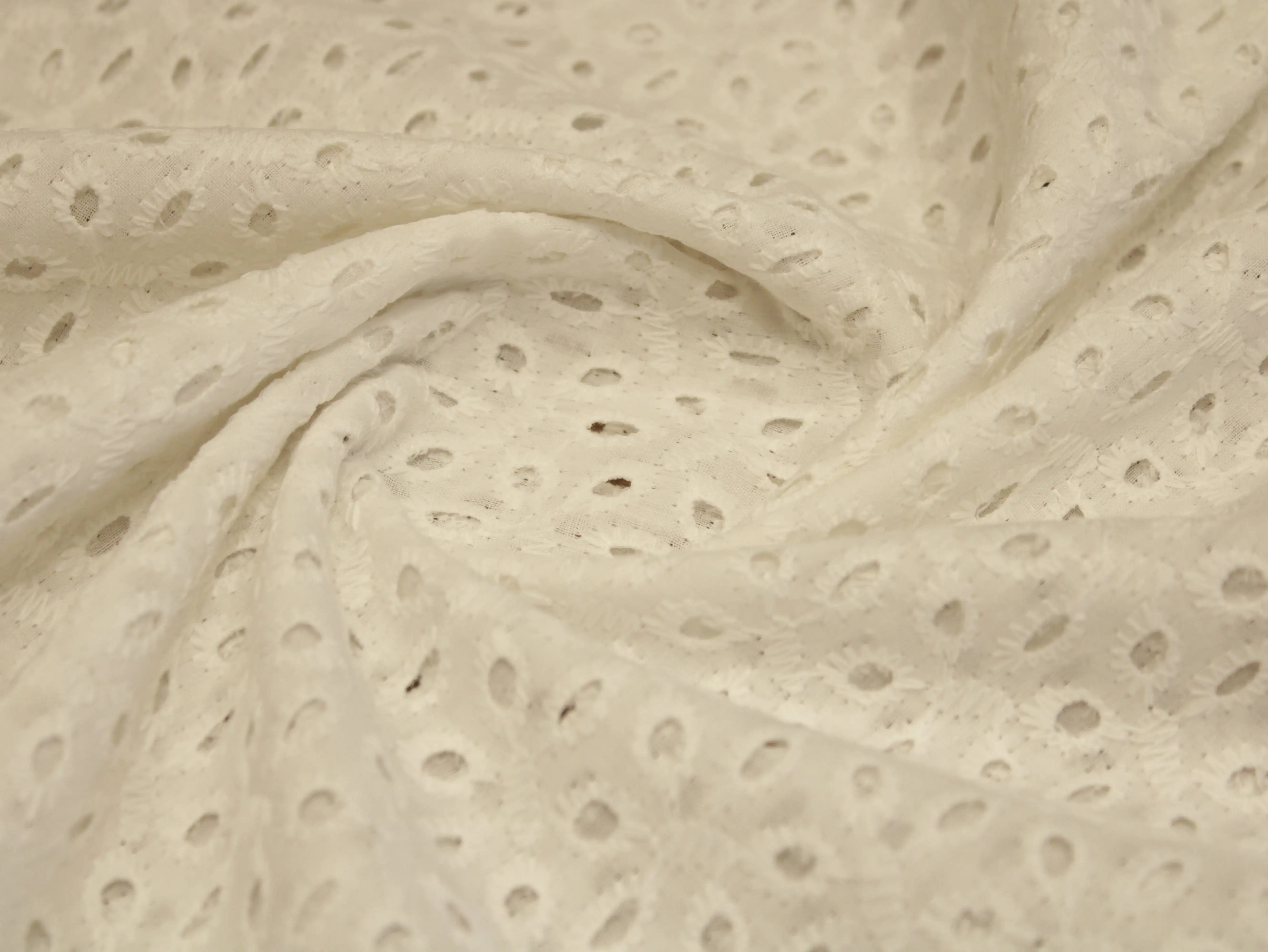 Cotton Hakoba Fabric  - White