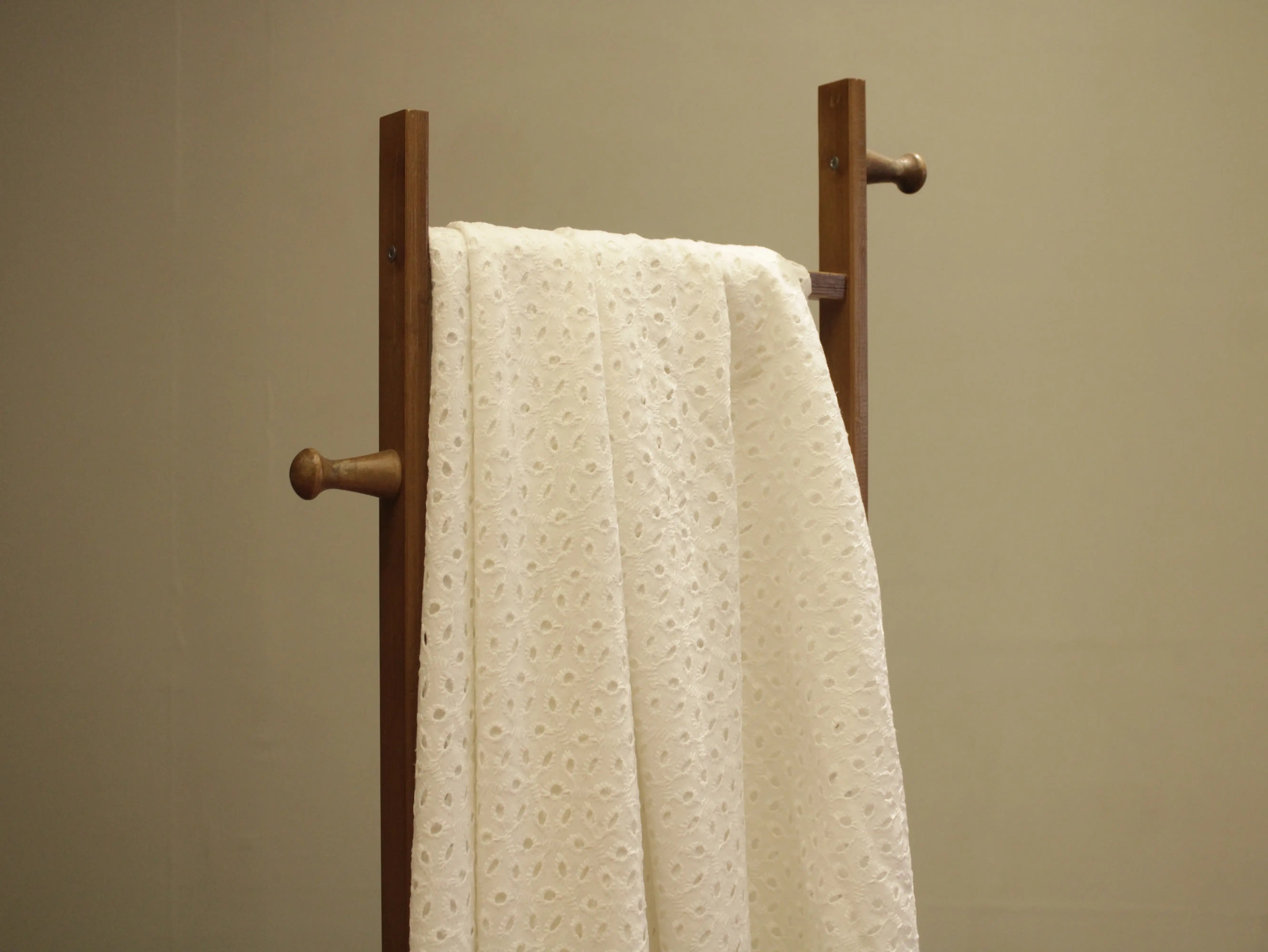 Cotton Hakoba Fabric  - White