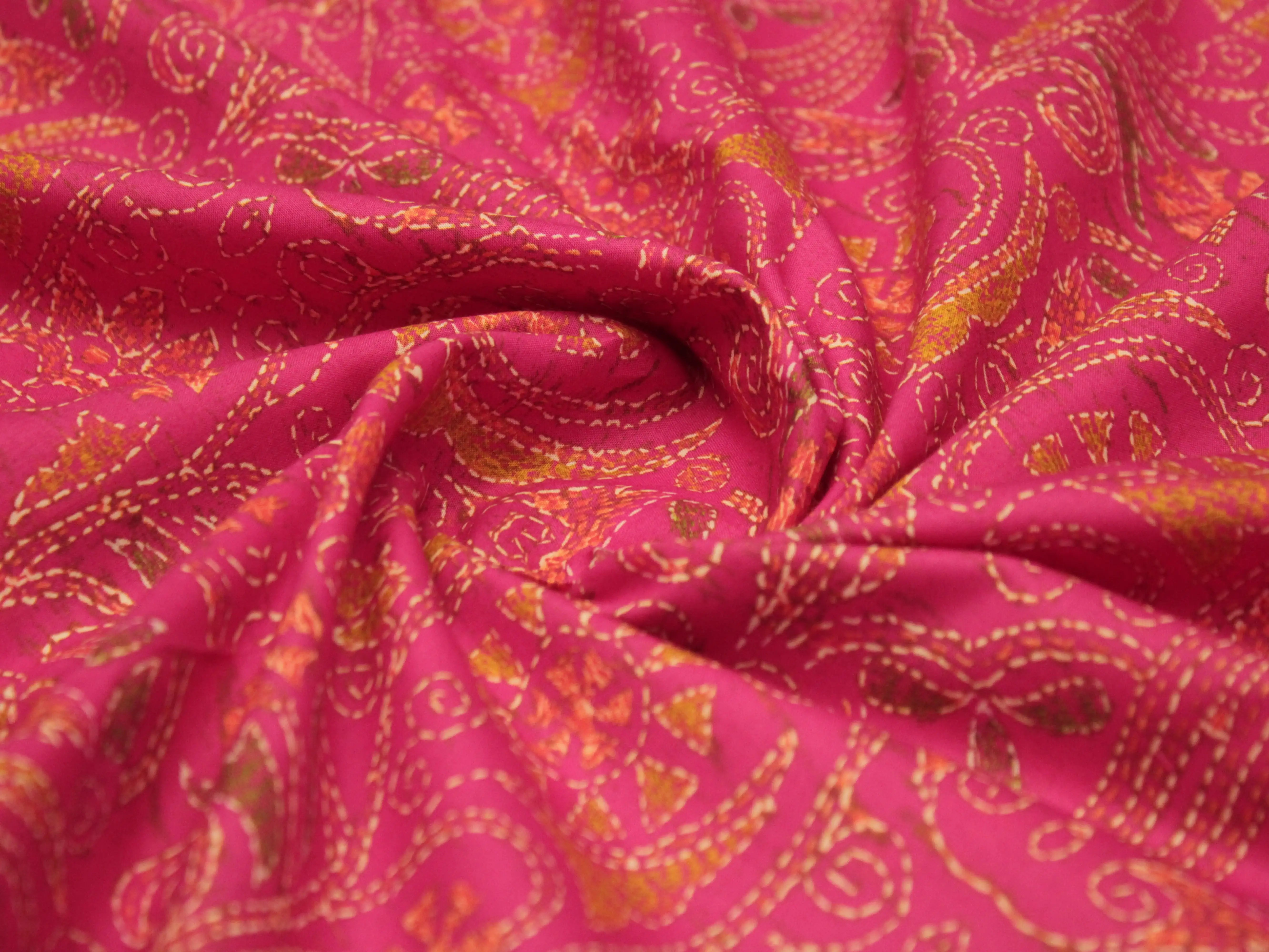 Premium Digital Printed Microfiber Cotton Lawn Fabric