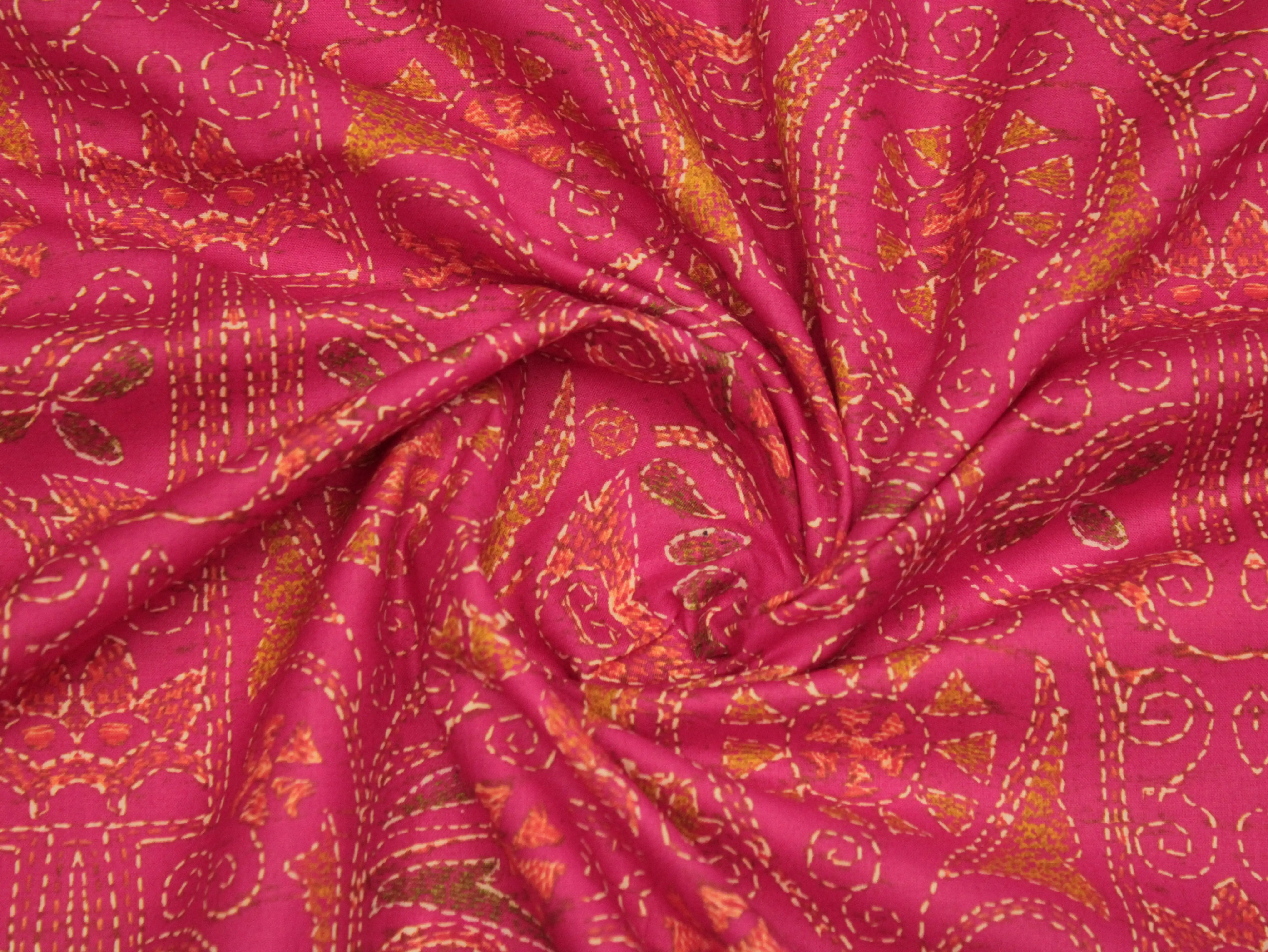 Premium Digital Printed Microfiber Cotton Lawn Fabric
