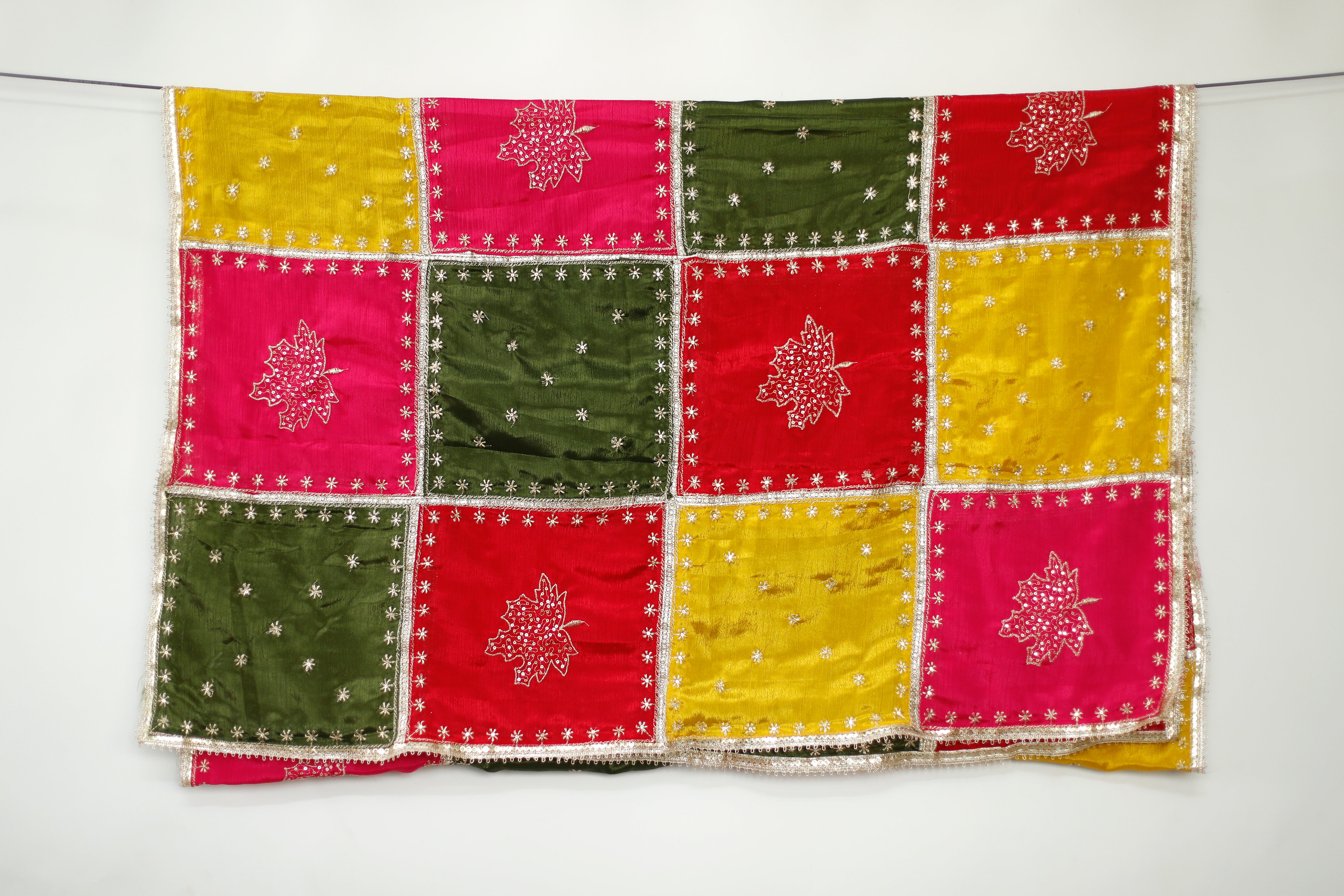 Poly Crepe Vintage Multicolour Dupatta