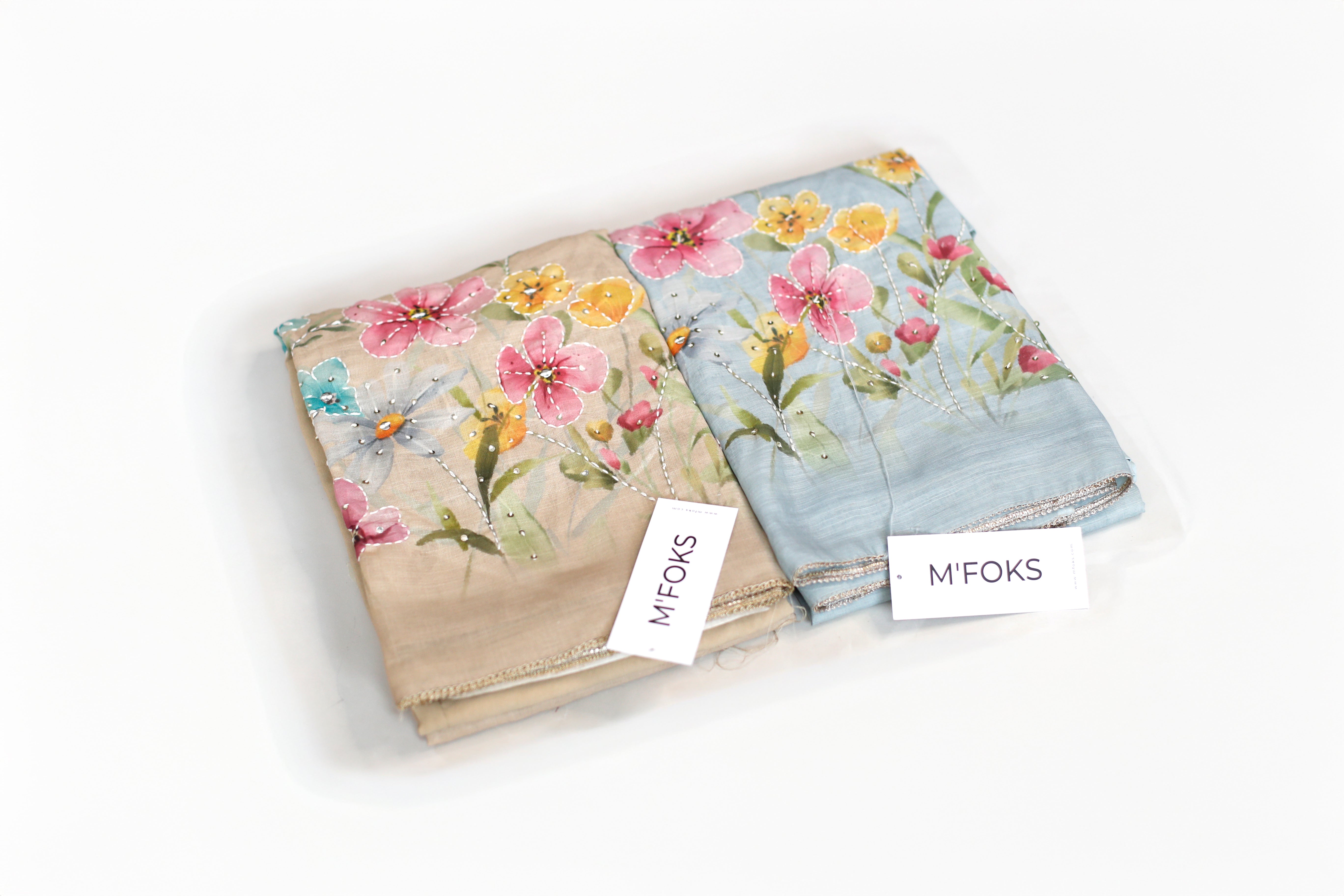 Linen Cotton Digital Printed Unstitched Suit - M'Foks