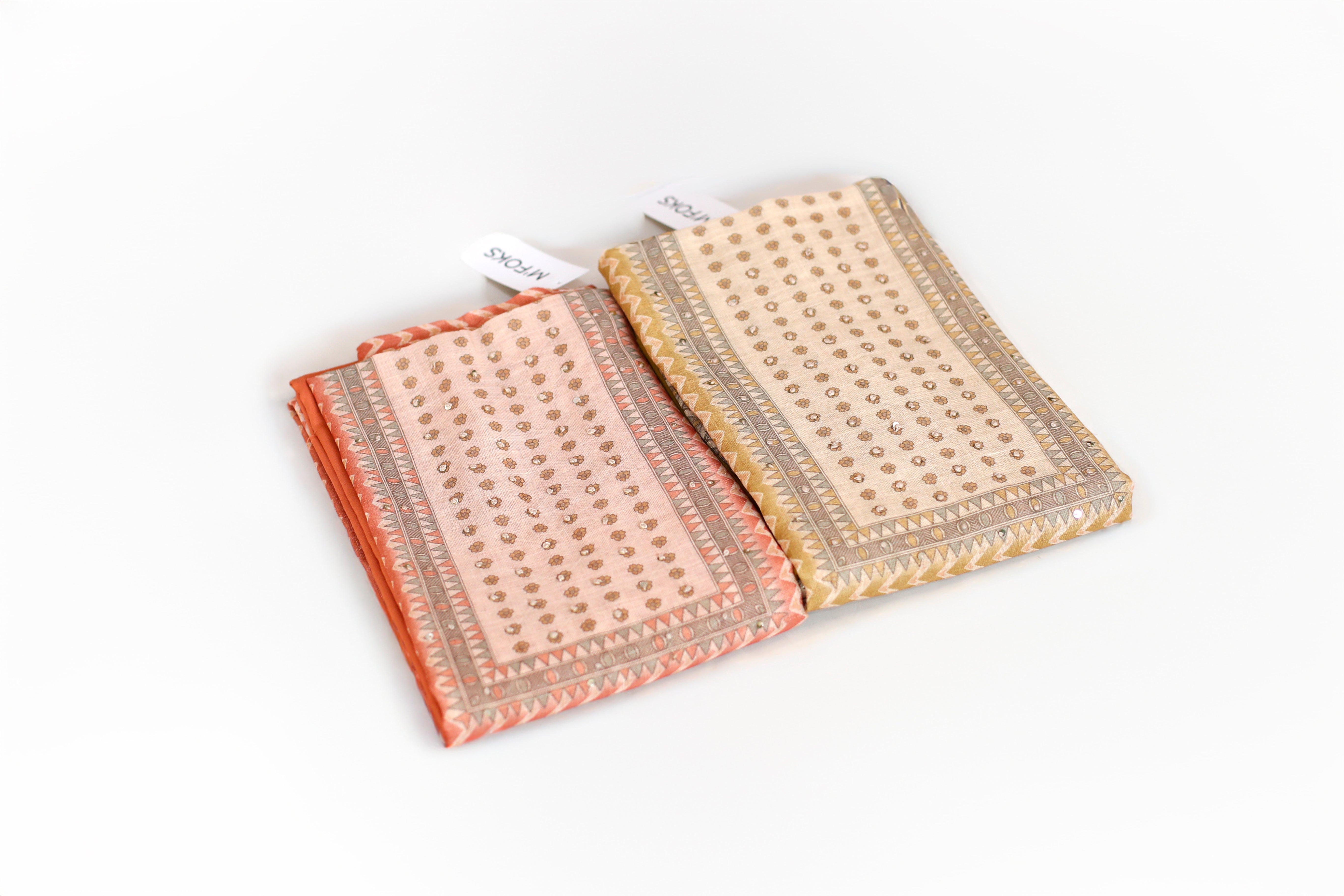 Tissue Digital Print Unstitched Suit with Dupatta - M'Foks