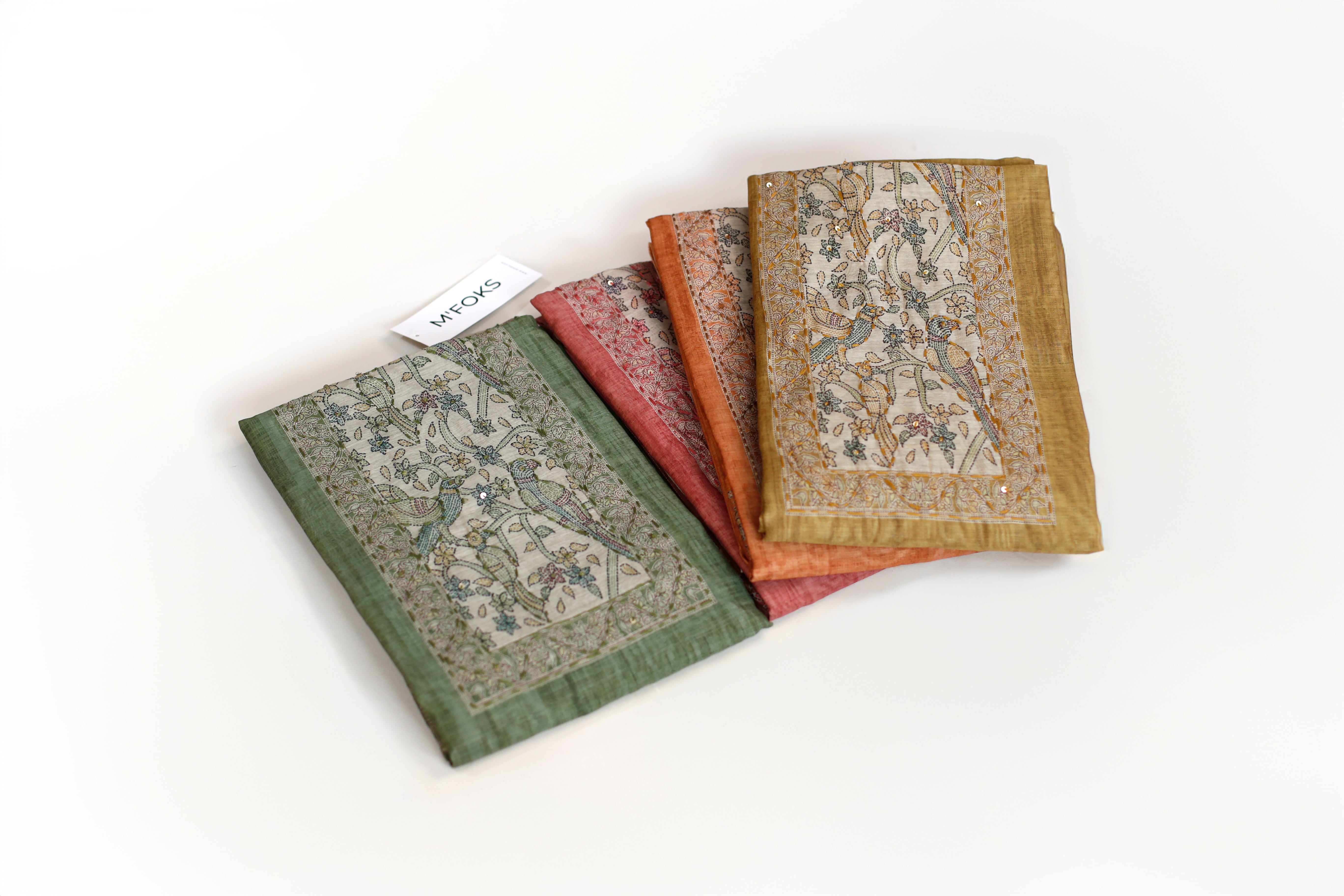 Chanderi Digital Print Unstitched Suit with Dupatta - M'Foks