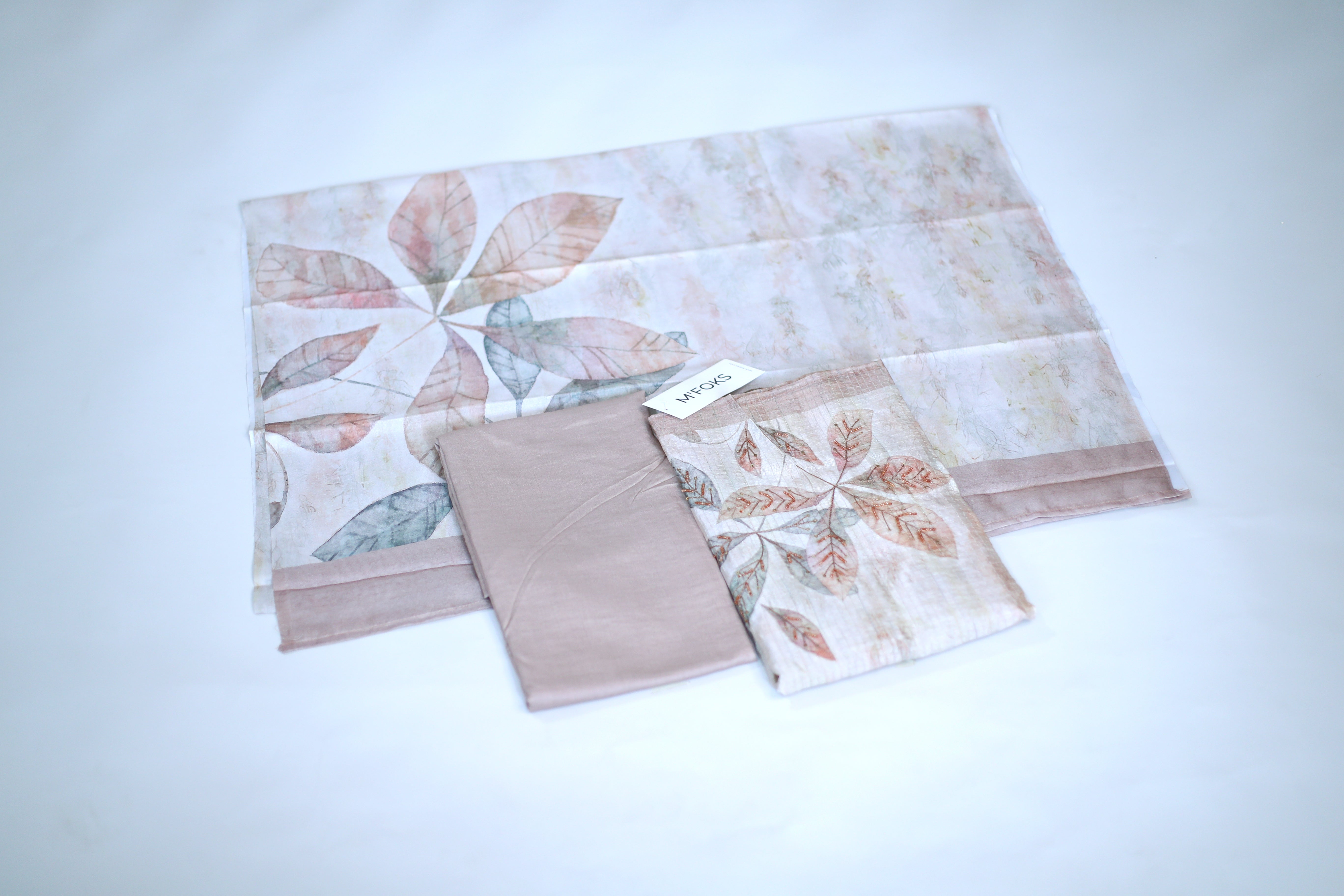 Organza Tissue Silk Digital Printed Suit Set with Minimal Work