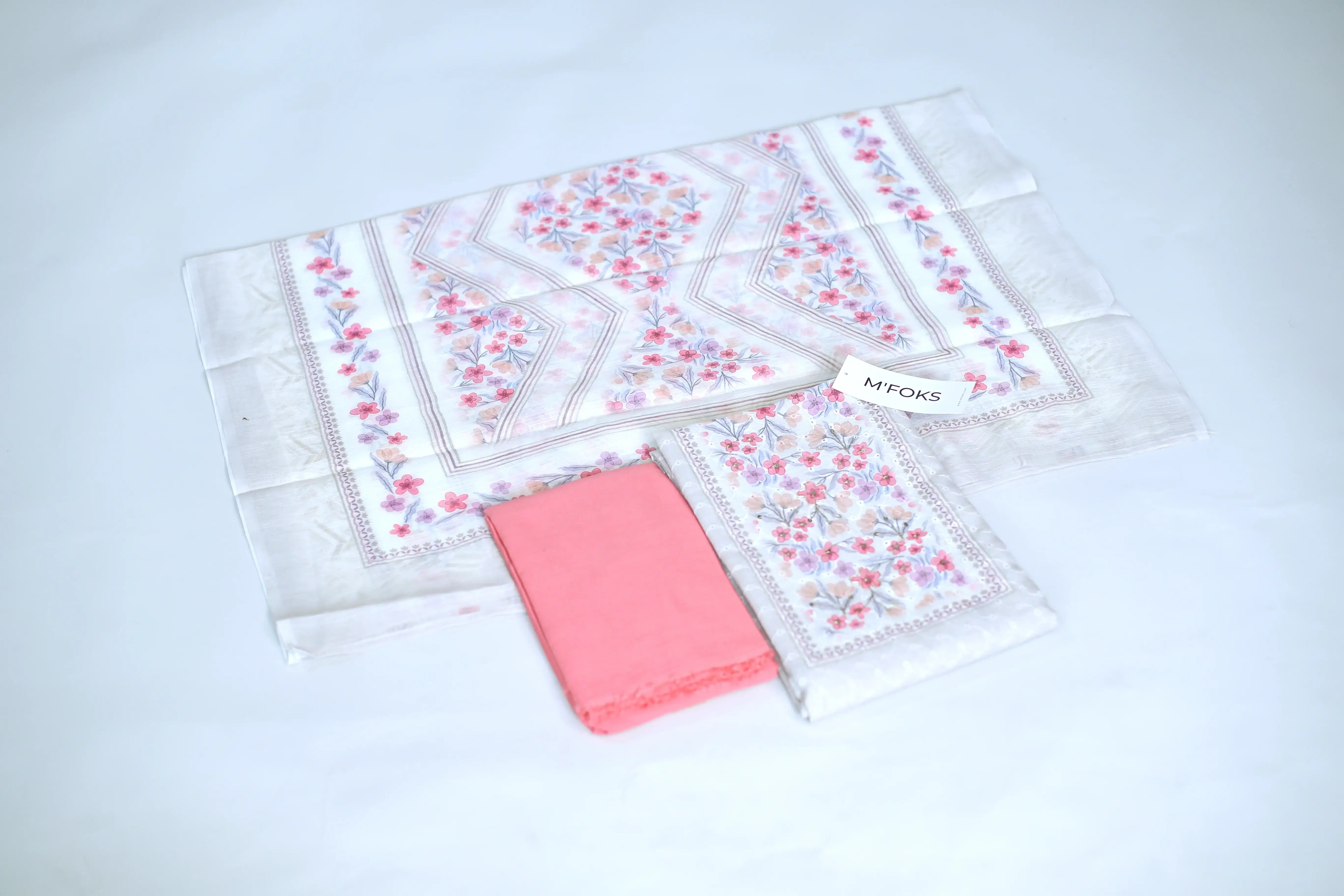 Digital Printed Hakoba Unstitched Suit Set