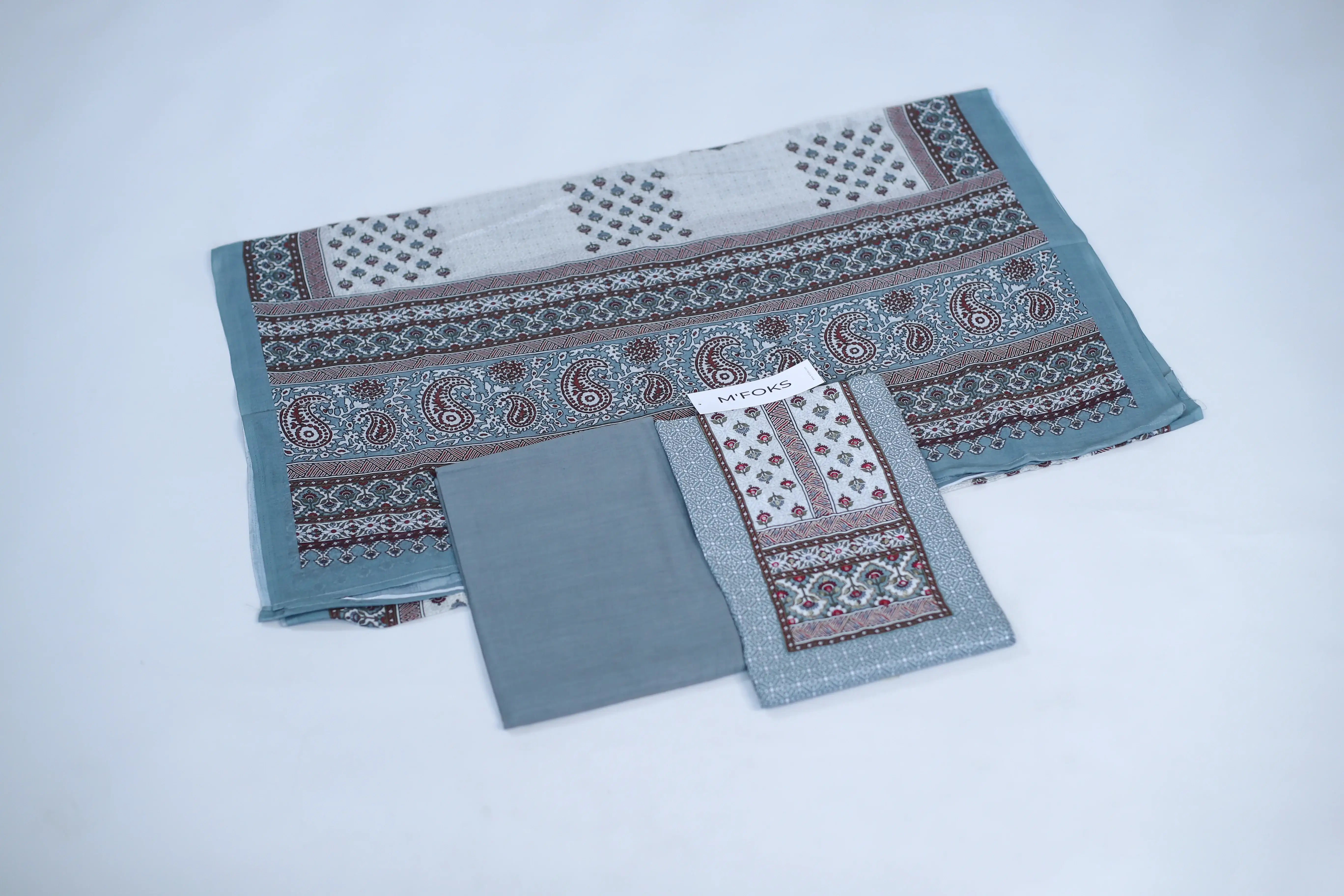 Pure Cotton Cambric Printed Unstitched Suit Set