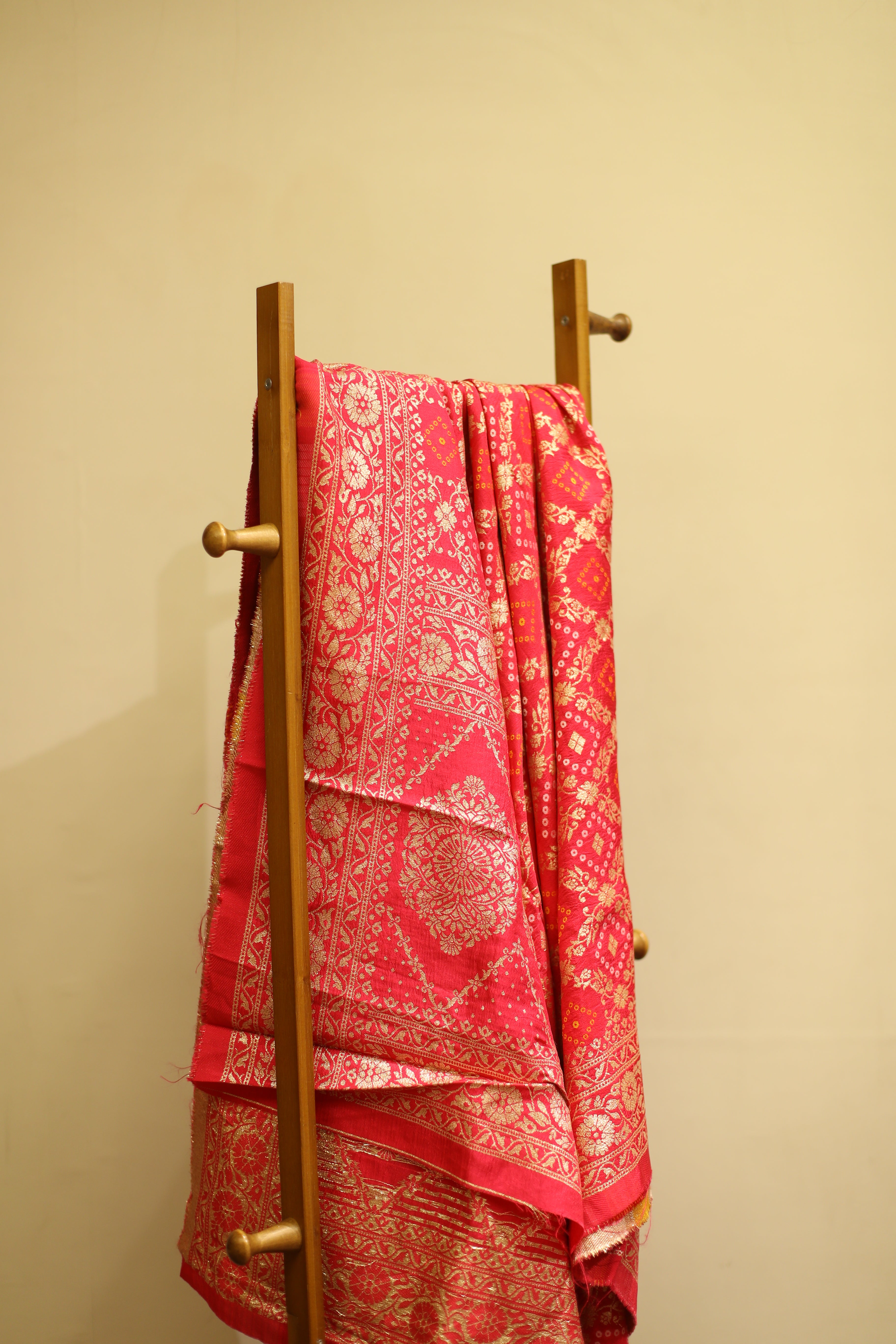 Dola Silk Zari Woven Dupatta/Stole - Rani